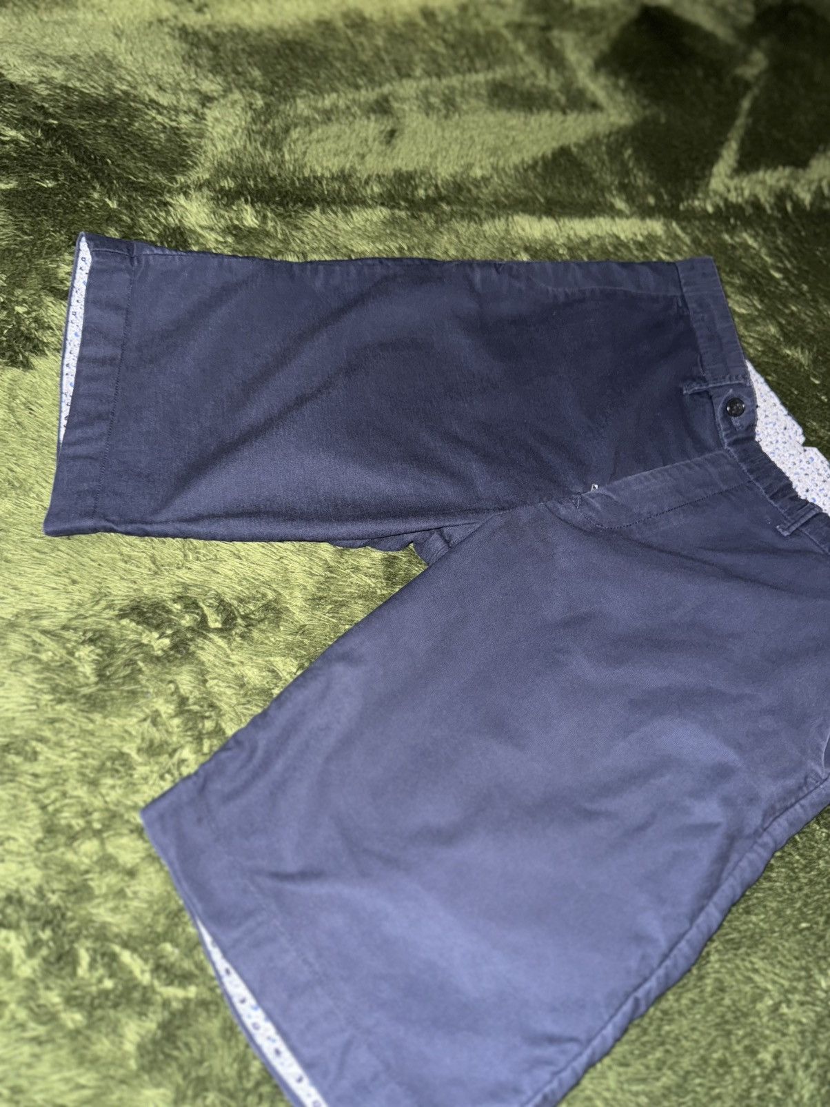 Beams Japan [M] Beams Japan Cotton Chino Half Shorts Navy Size US 32 / EU 48 - 6 Thumbnail