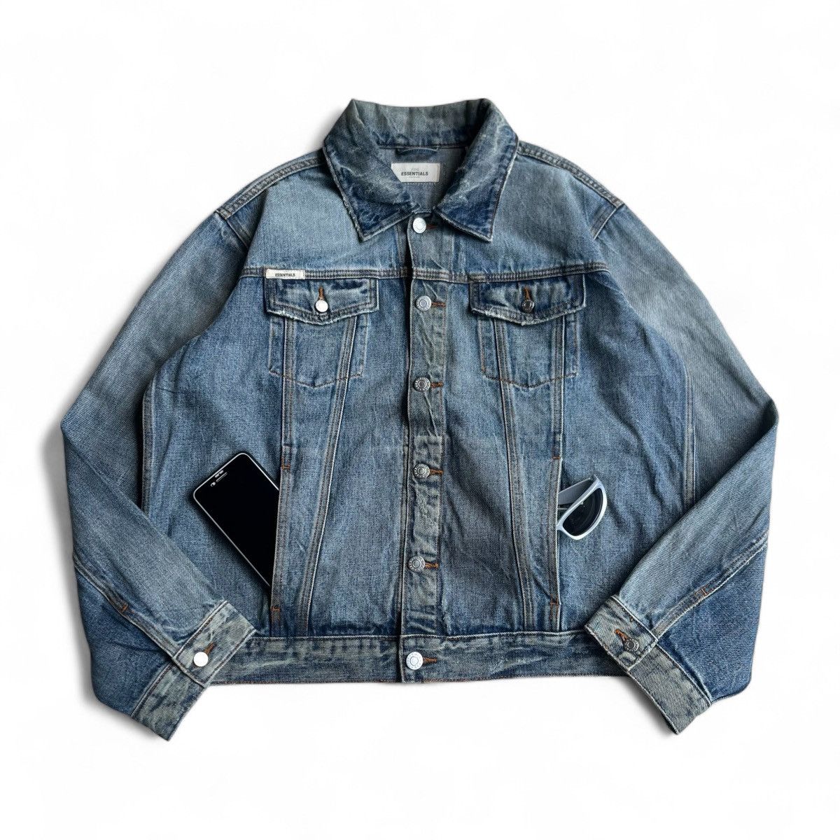 Essentials Trucker Denim Jacket Essentials FOG Size US L / EU 52-54 / 3 - 8 Thumbnail