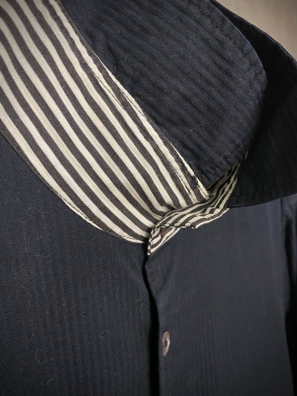 Ann Demeulemeester Stripes collar long shirt M Size US M / EU 48-50 / 2 - 4 Thumbnail