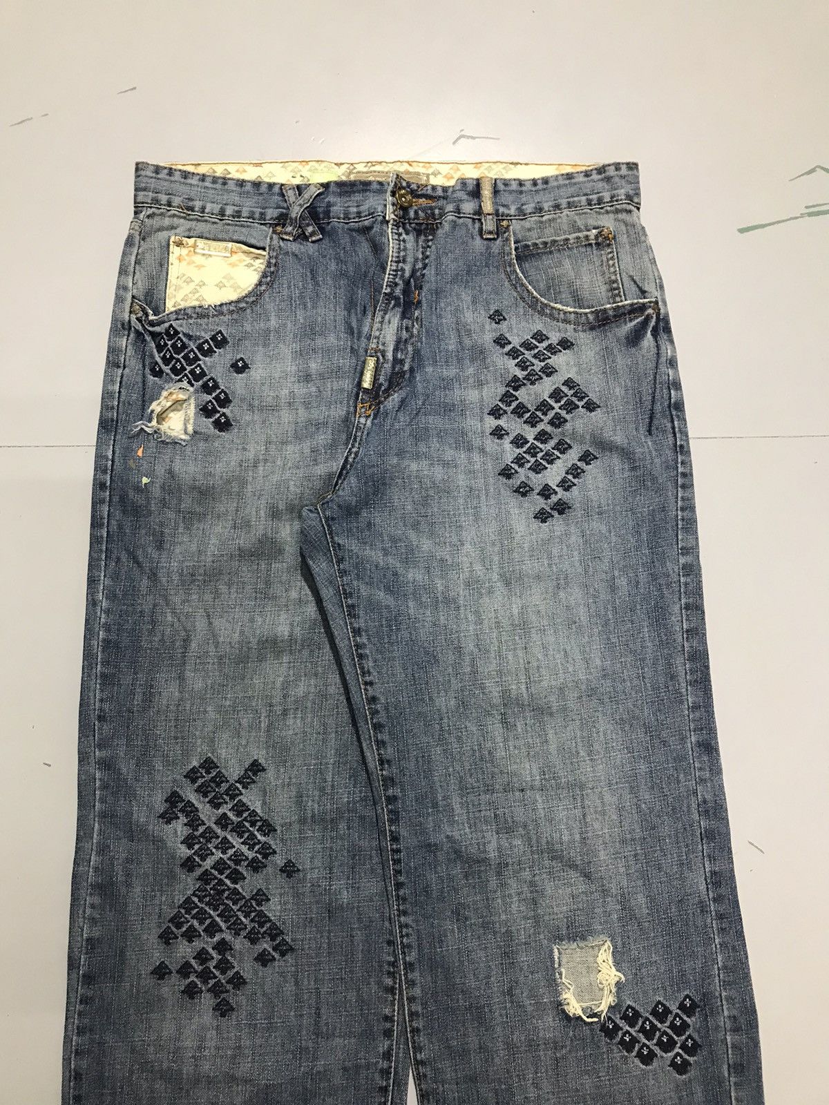Southpole Vintage hiphop embroidered denim Size US 36 / EU 52 - 4 Thumbnail