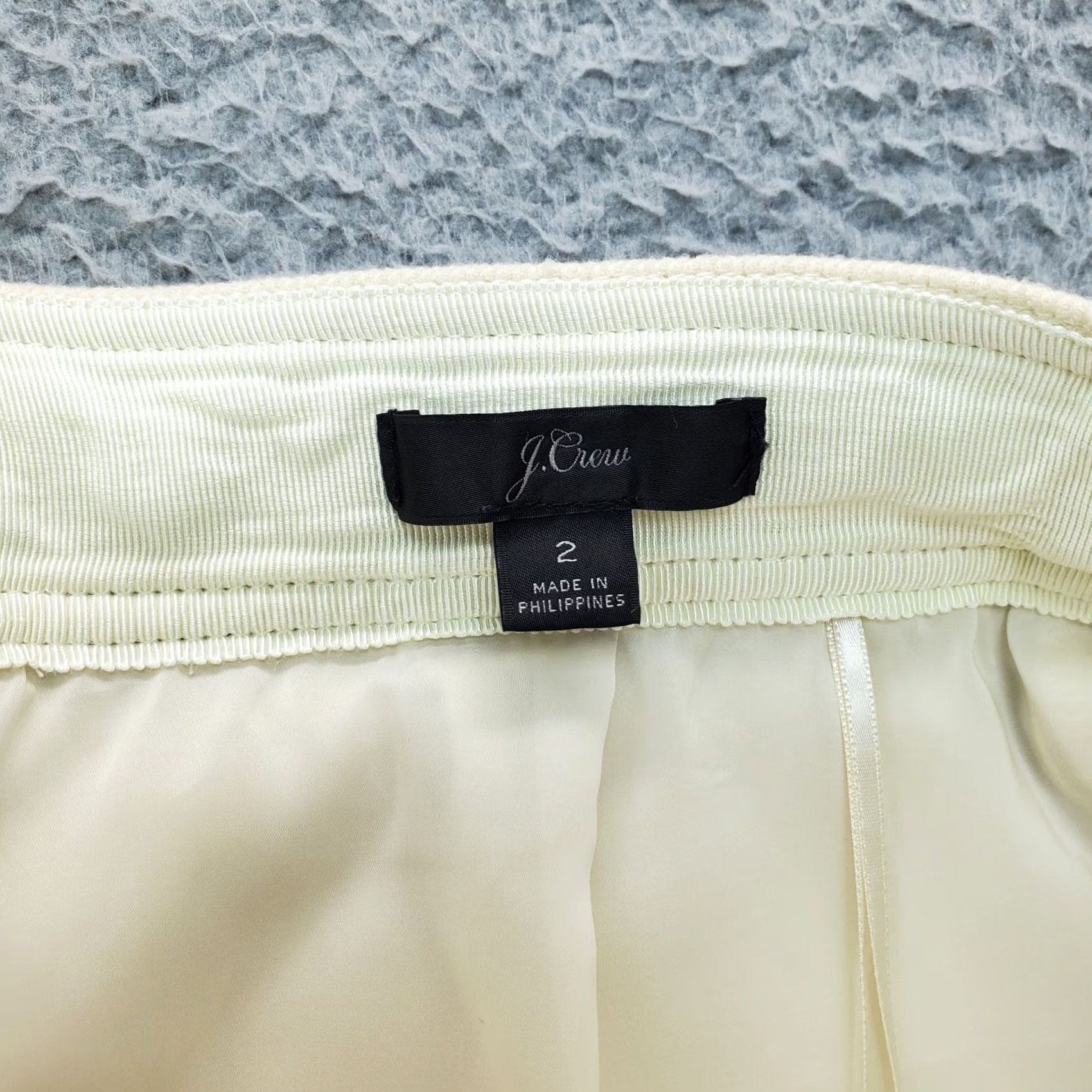 J.Crew J.CREW Mini Skirt Women Size 2 White Solid Lined Regular Pleated Back Zipper Skirt Women Size 2 White Solid Lined Regular Pleated Back Zipper Size 26" / US 2 / IT 38 - 5 Thumbnail