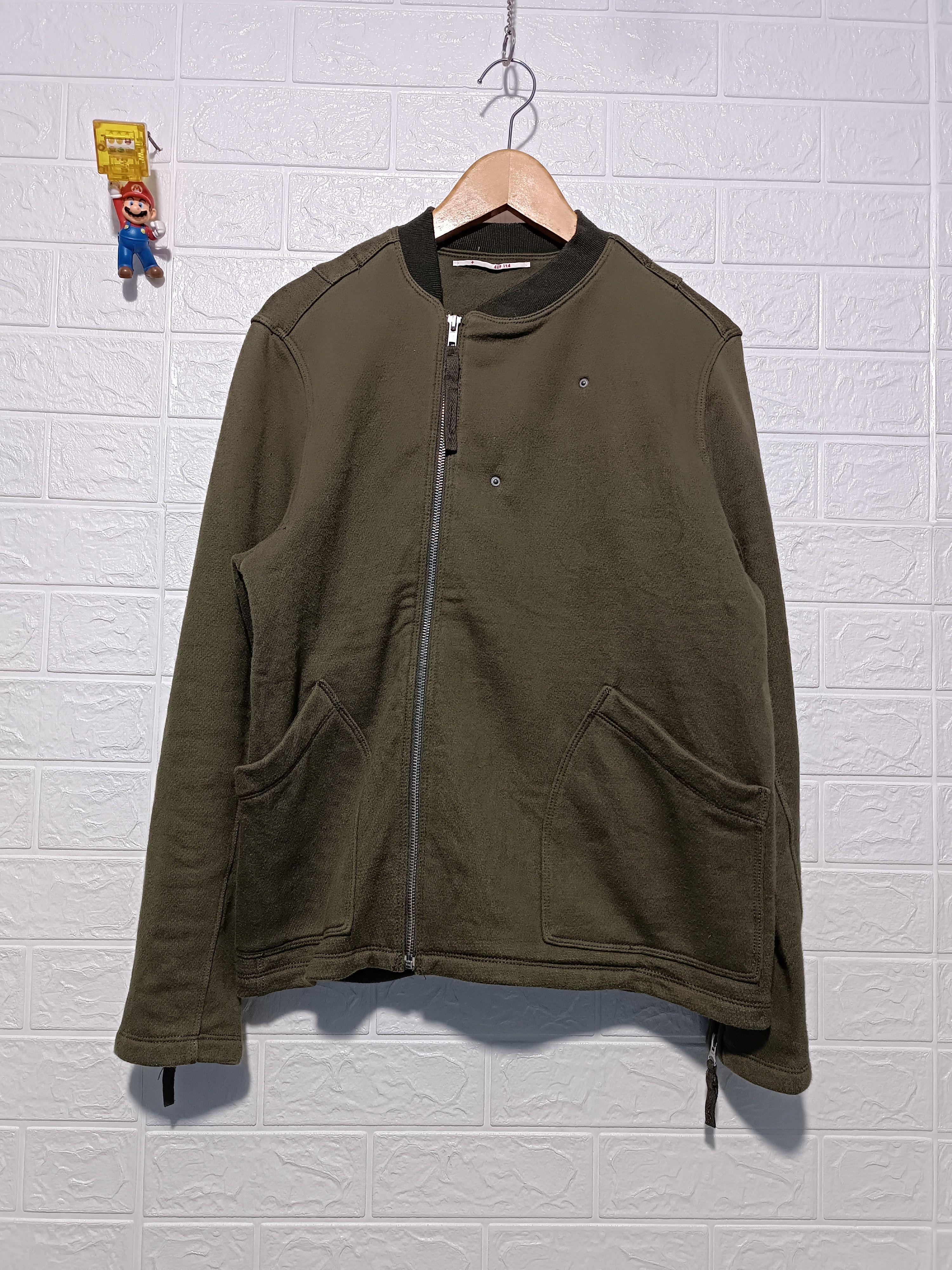 Japanese Brand Asymmetrical Bomber Sweater Jacket Size US M / EU 48-50 / 2 - 1 Thumbnail