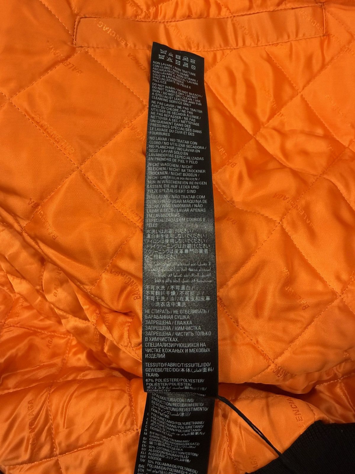 Balenciaga Balenciaga Oversized Grainy Cactus Leather Quilted Jacket Size US M / EU 48-50 / 2 - 14 Thumbnail