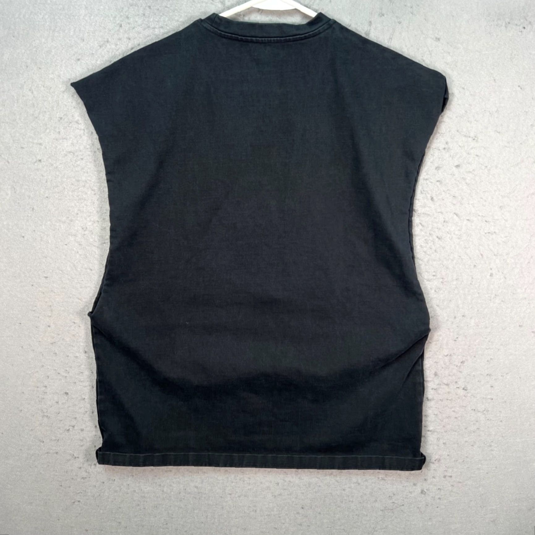 Vintage VINTAGE FRKM SCD Black Sleeveless Snake Graphic T-Shirt Mens M Cotton Size US M / EU 48-50 / 2 - 2 Thumbnail