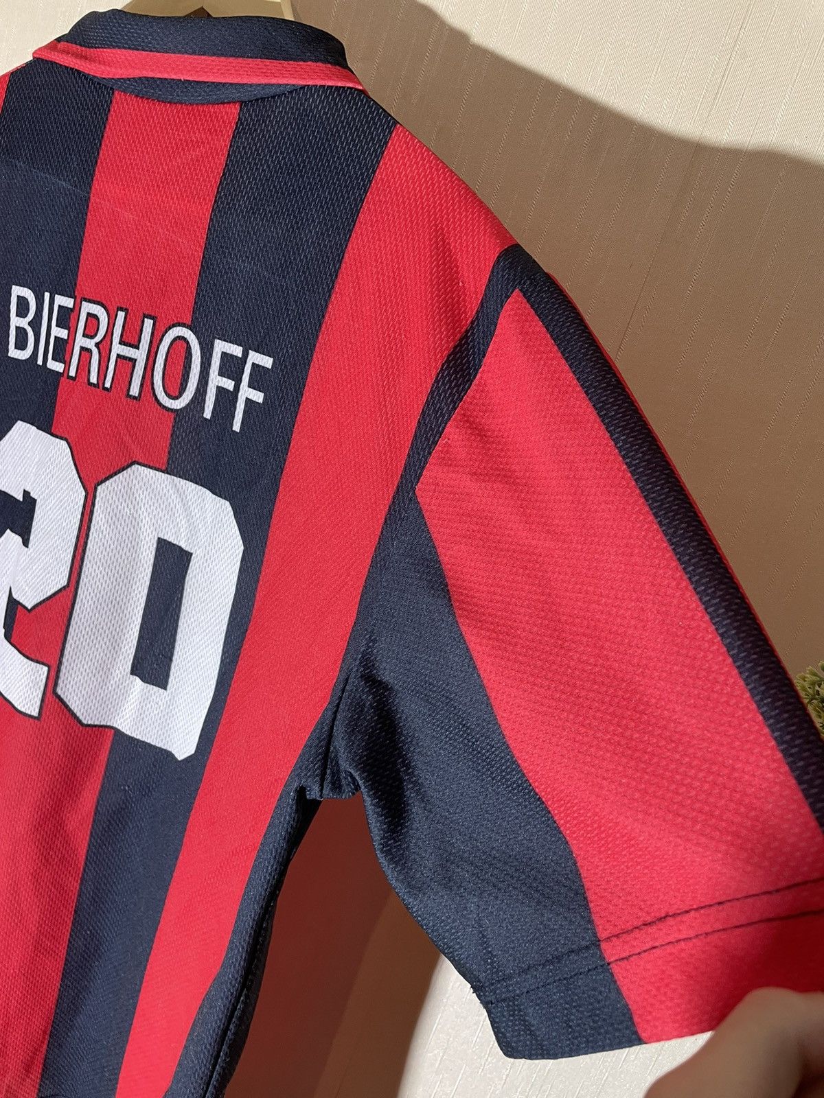 Vintage Bierhoff #20 Milan vintage retro jersey y2k Size US XL / EU 56 / 4 - 5 Thumbnail