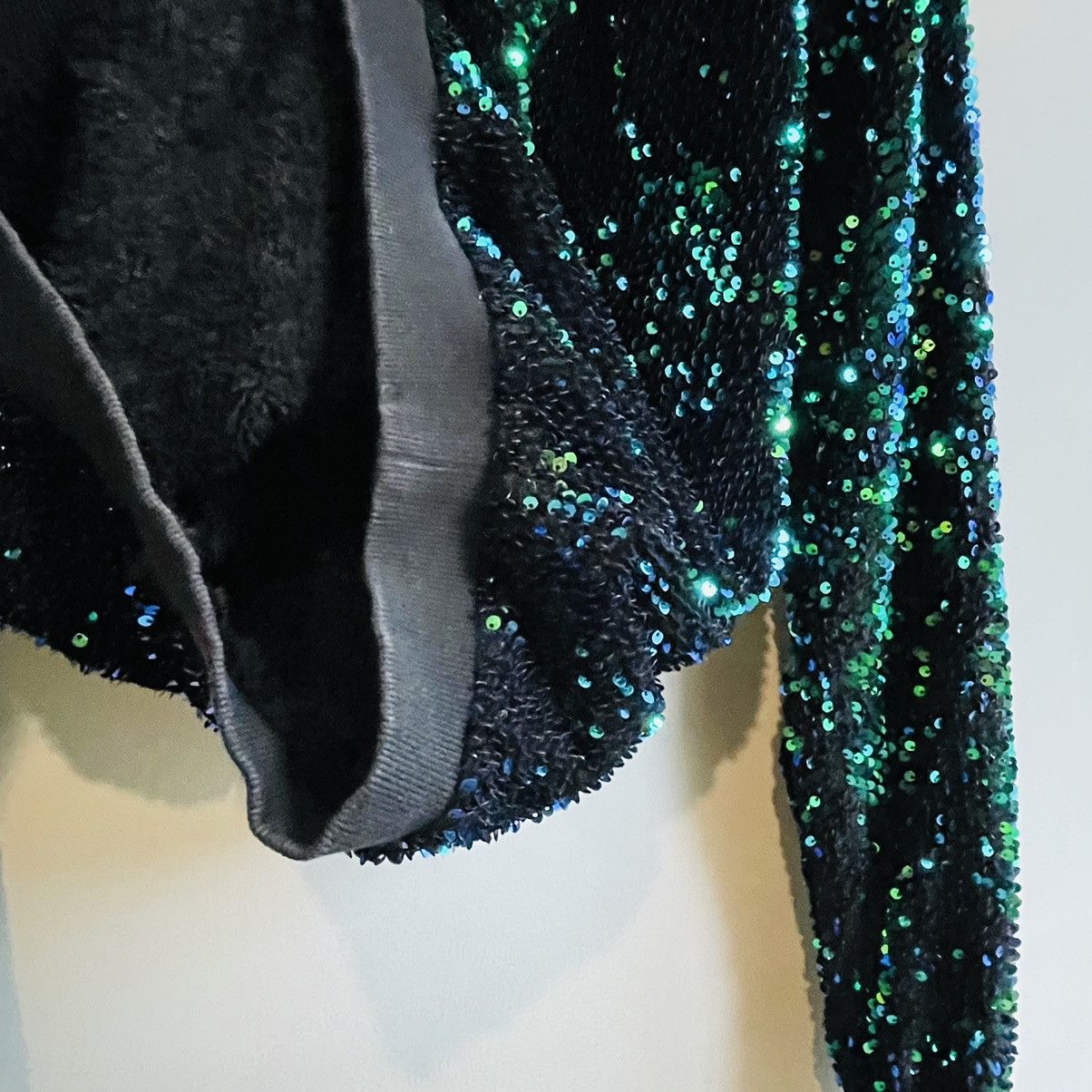 Japanese Brand × Vintage Japanese Gradient Sequins Boxy Sweatshirt Size L / US 10 / IT 46 - 6 Thumbnail