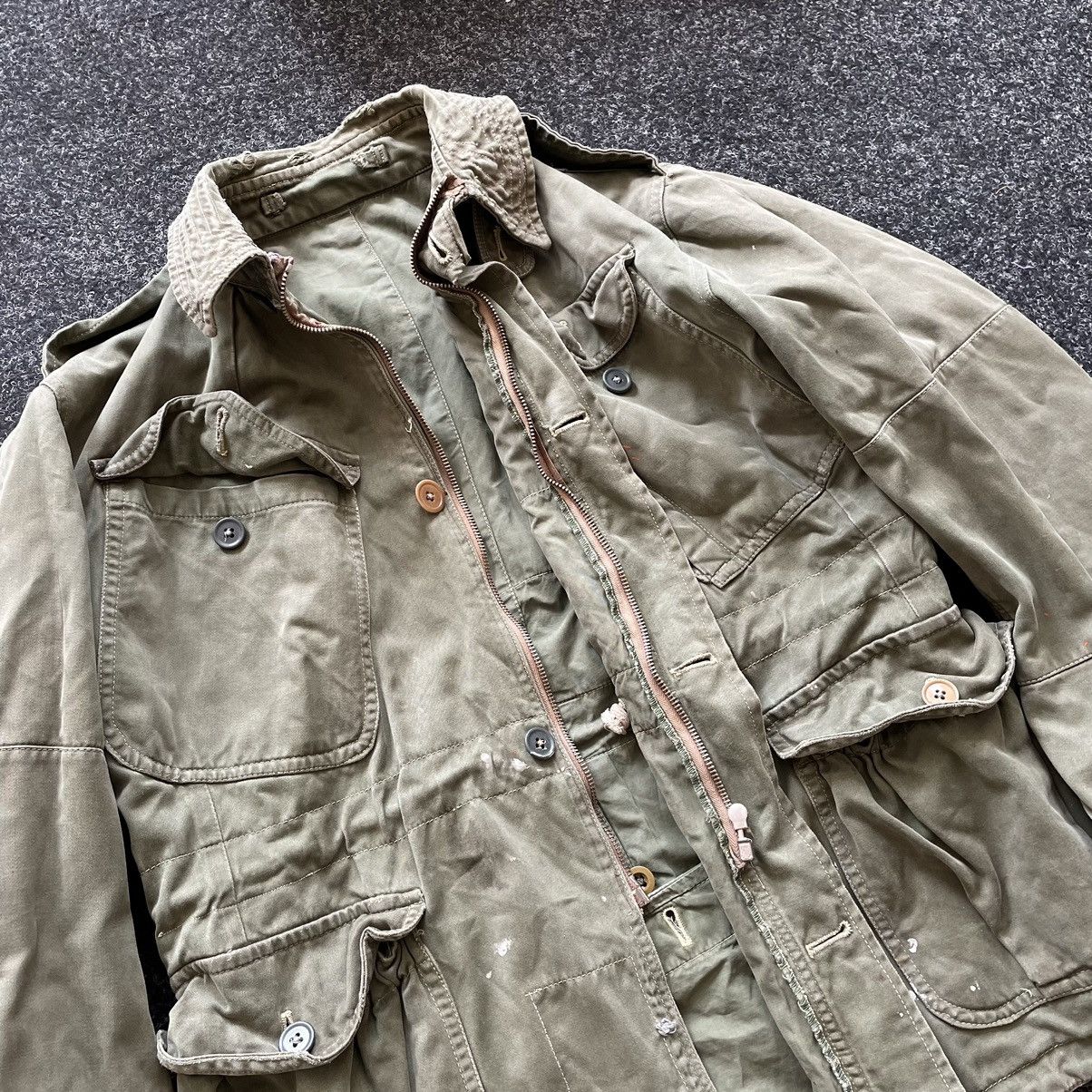 Japanese Brand 80s military distress Detroit Vintage Jacket coat 90s army Size US L / EU 52-54 / 3 - 2 Thumbnail
