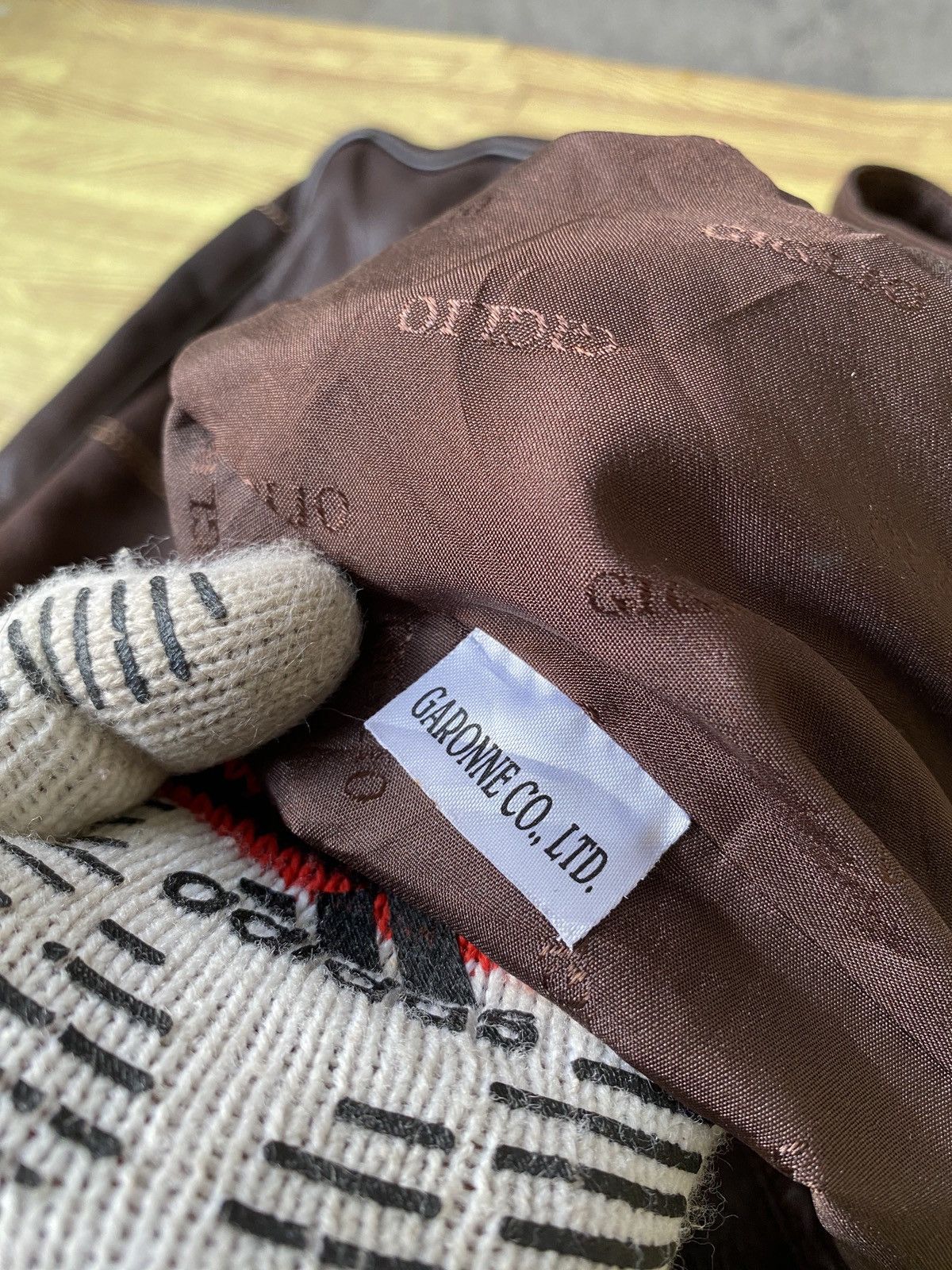Genuine Leather × Japanese Brand × Leather Vintage Giglo Japan Leather Bag Size ONE SIZE - 10 Thumbnail