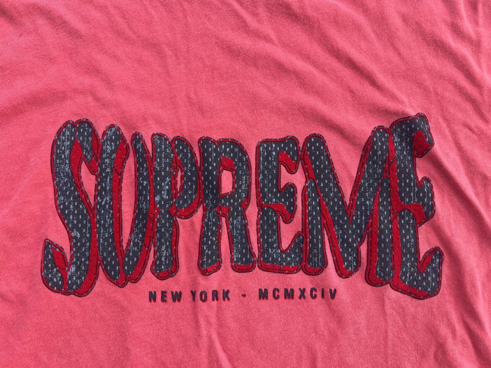 Supreme Supreme flocked wash s/s top Size US XXL / EU 58 / 5 - 3 Thumbnail