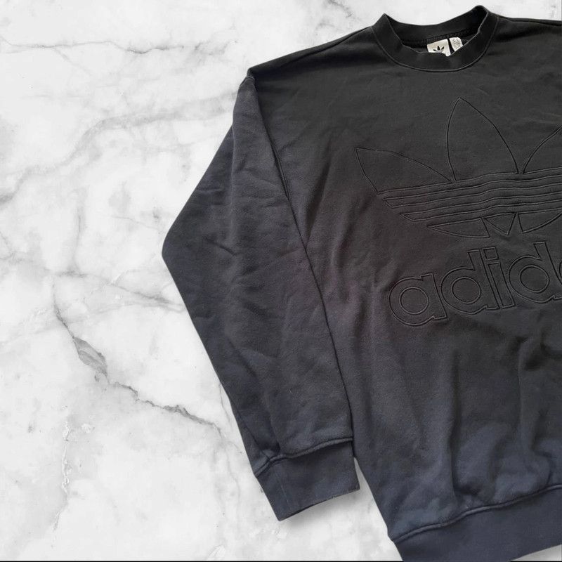 Adidas Adidas black sweatshirt Size US M / EU 48-50 / 2 - 2 Thumbnail