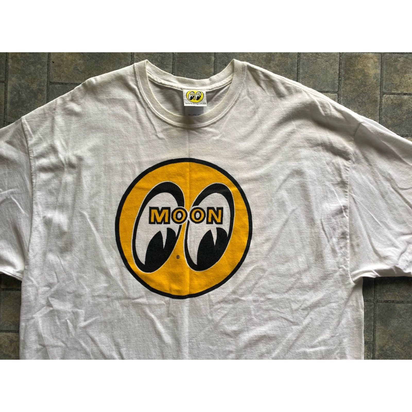 Logo 7 Mooneyes T Shirt Men’s 2XL White Logo Short Sleeve Size US XXL / EU 58 / 5 - 4 Thumbnail