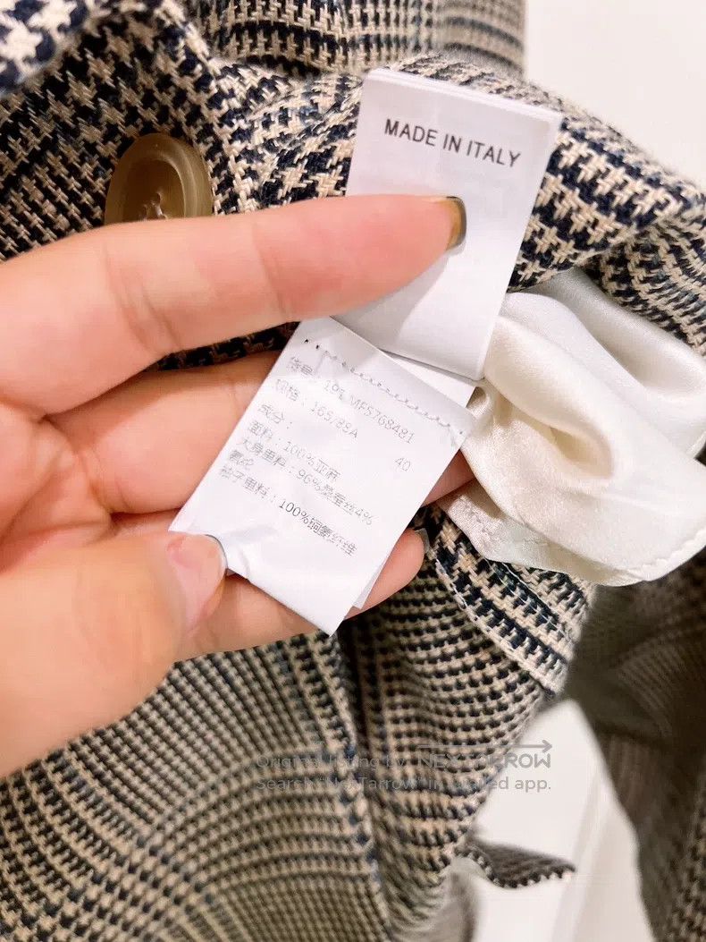 Brunello Cucinelli Brunello Cucinelli Plaid Linen Blazer Size XS / US 0-2 / IT 36-38 - 9 Thumbnail