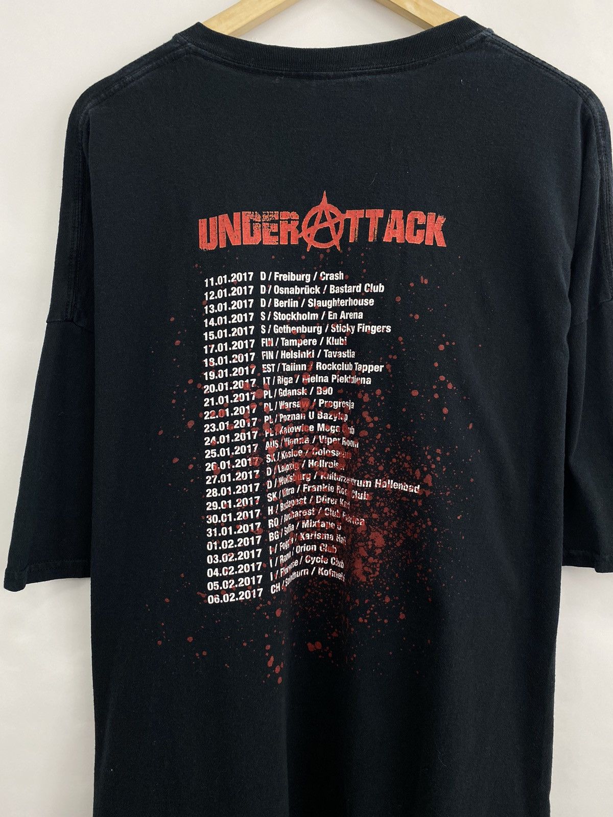Band Tees Vintage Y2K Destruction Black Metal T-Shirt Rare Retro Size US XXL / EU 58 / 5 - 7 Thumbnail