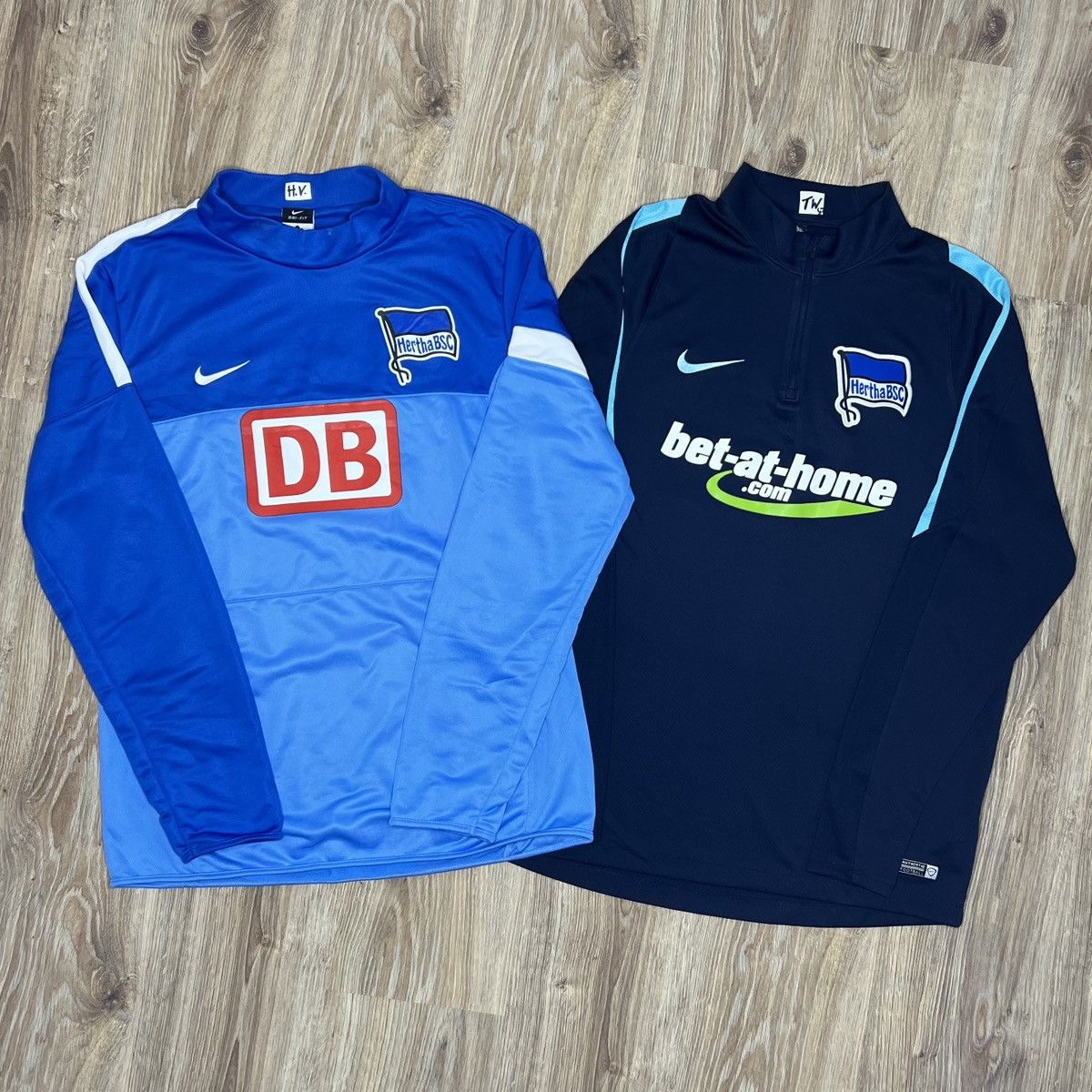 Bundle 2x Nike Hertha BSC Berlin Sweatshirt Trenning Jersey