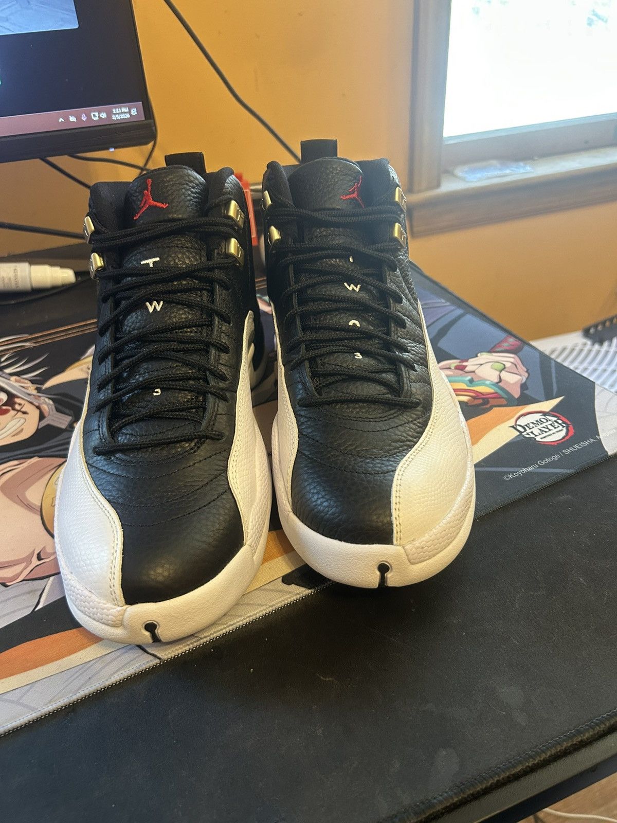 Nike Jordan 12 playoffs BRAND NEW Size US 10.5 / EU 43-44 - 2 Thumbnail