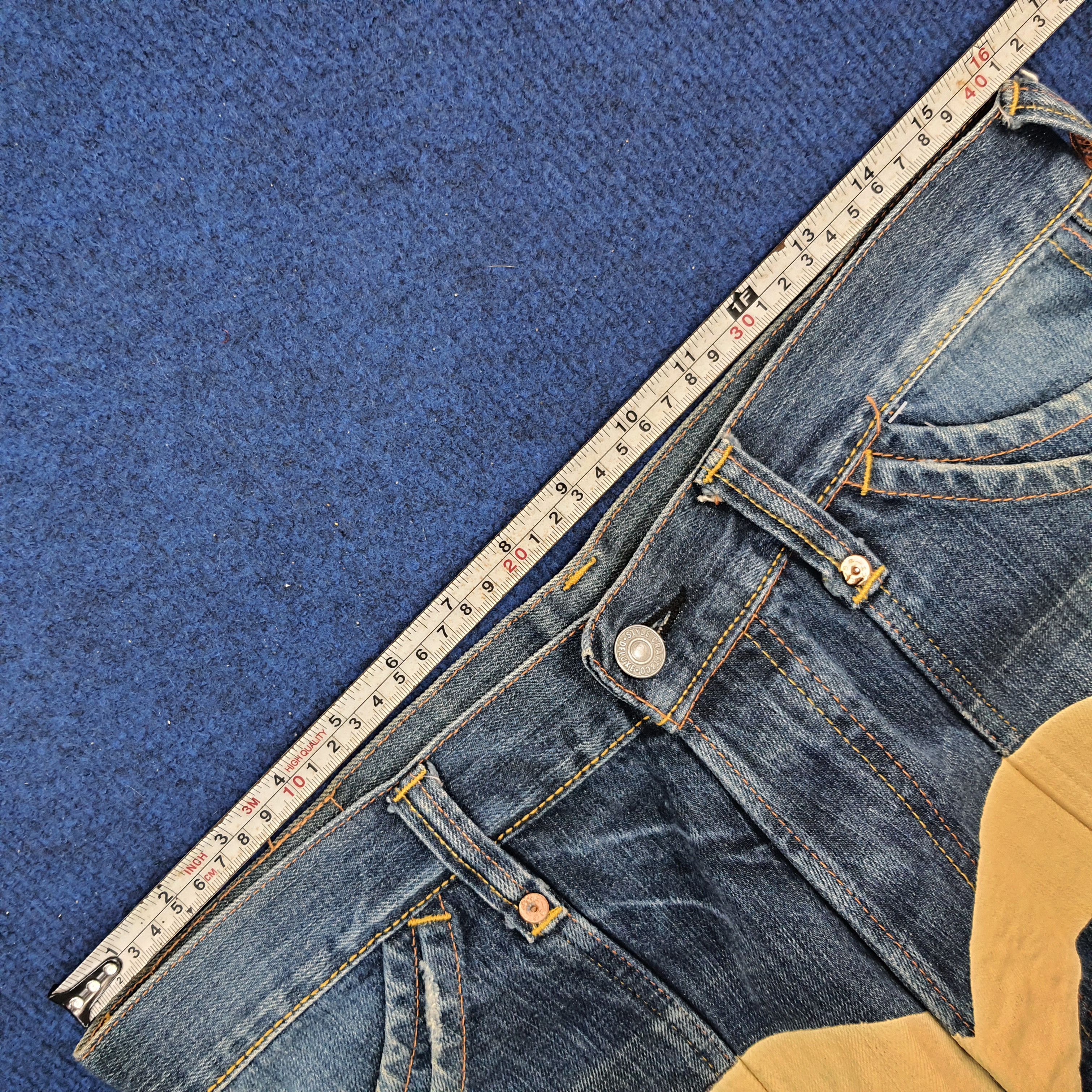 Evisu × Japanese Brand × Vintage Vintage Evisu Cargo Style Custom Daicock Japan Brand Jeans Size US 31 - 11 Thumbnail
