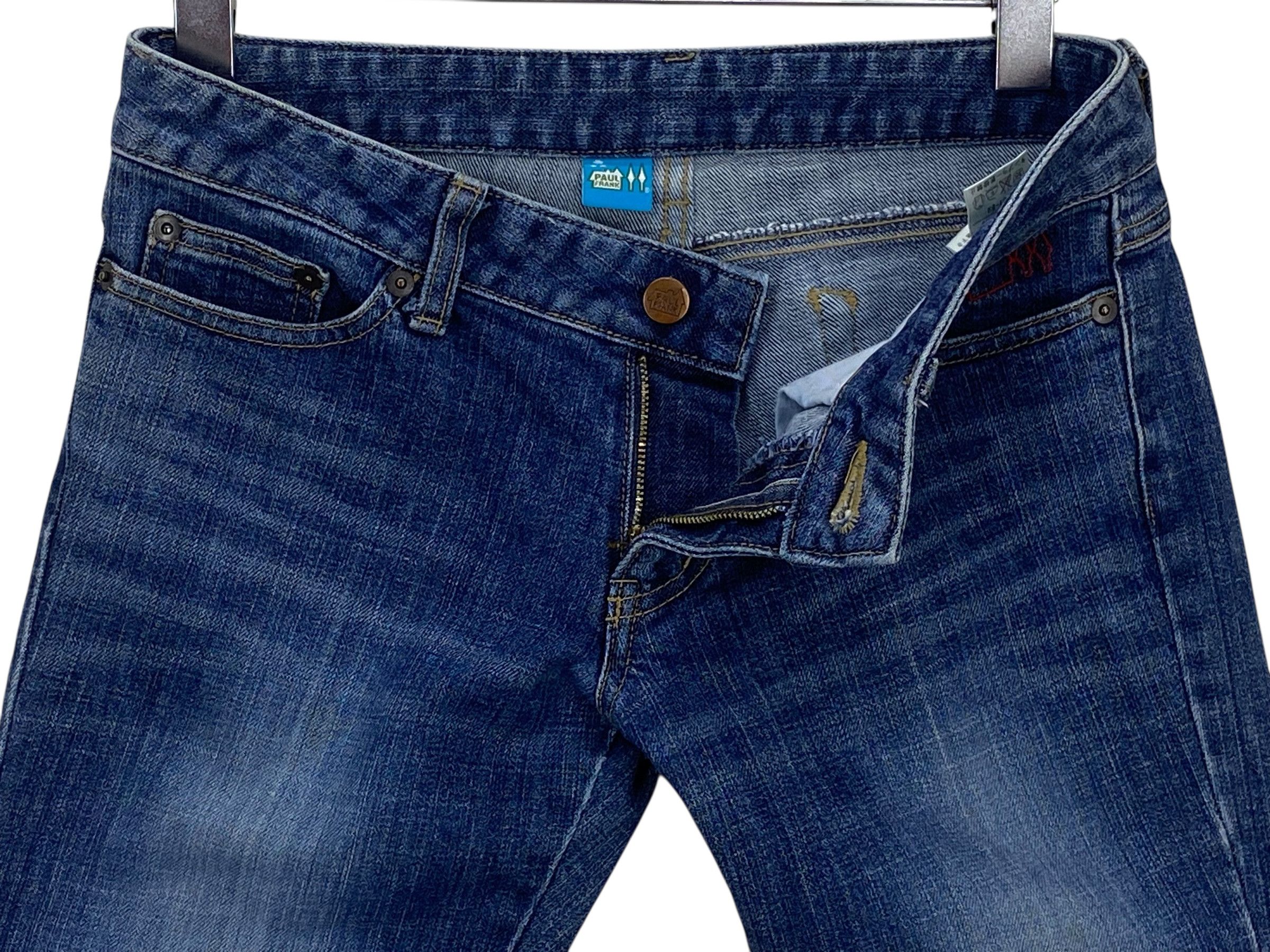Japanese Brand Paul Frank Denim Flare Jeans Size 26" / US 2 / IT 38 - 8 Thumbnail
