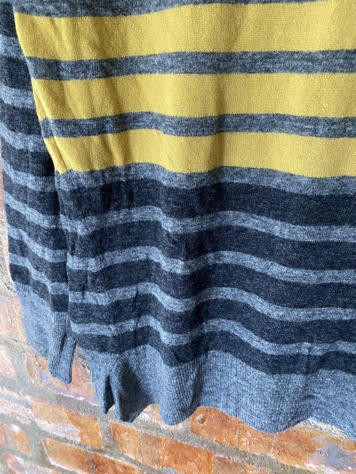 Zucca 2000s Stripe wool knit shirt Size M / US 6-8 / IT 42-44 - 6 Thumbnail