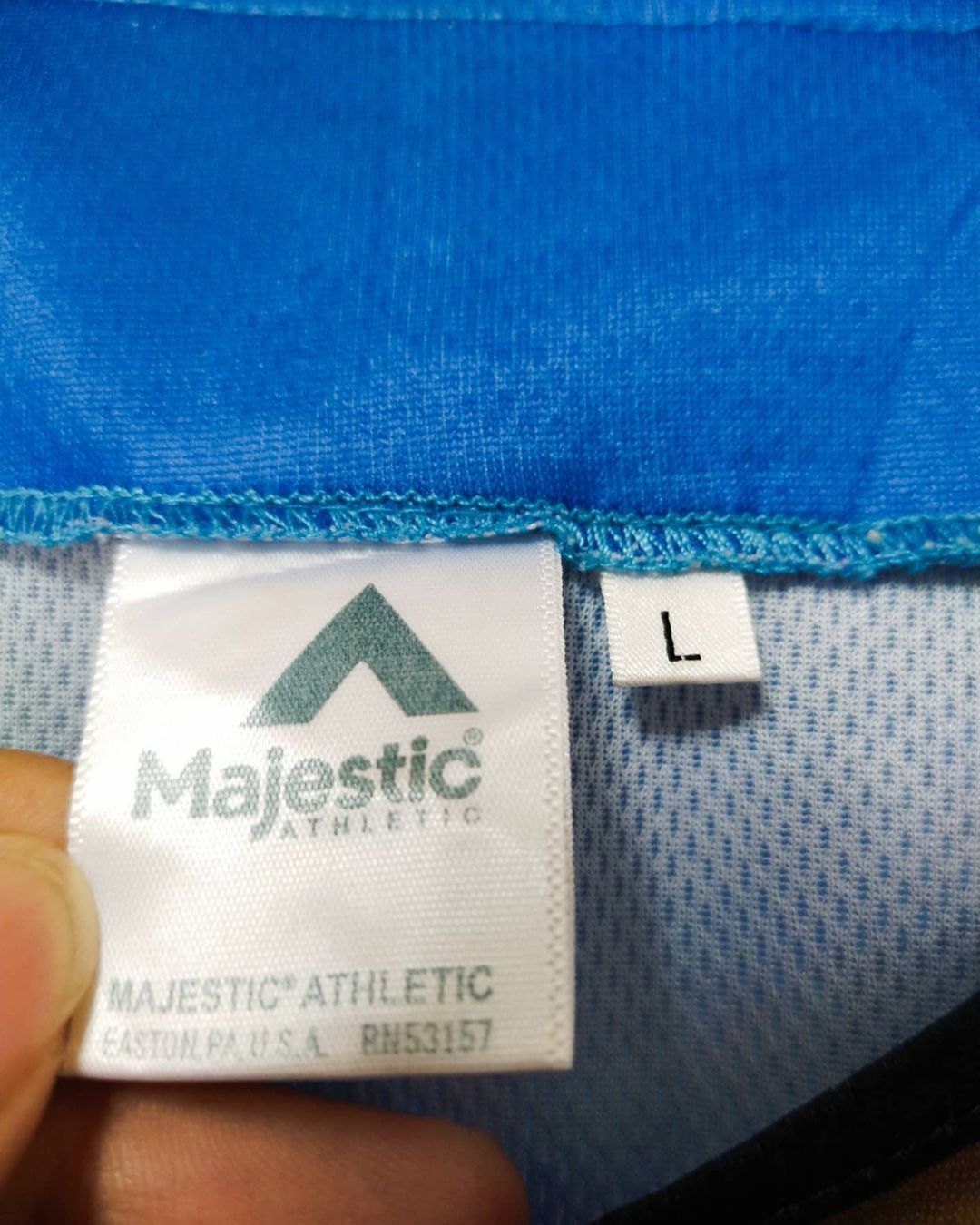 Japanese Brand × Majestic Majestic Lions Blue Baseball Jersey Size US L / EU 52-54 / 3 - 5 Thumbnail