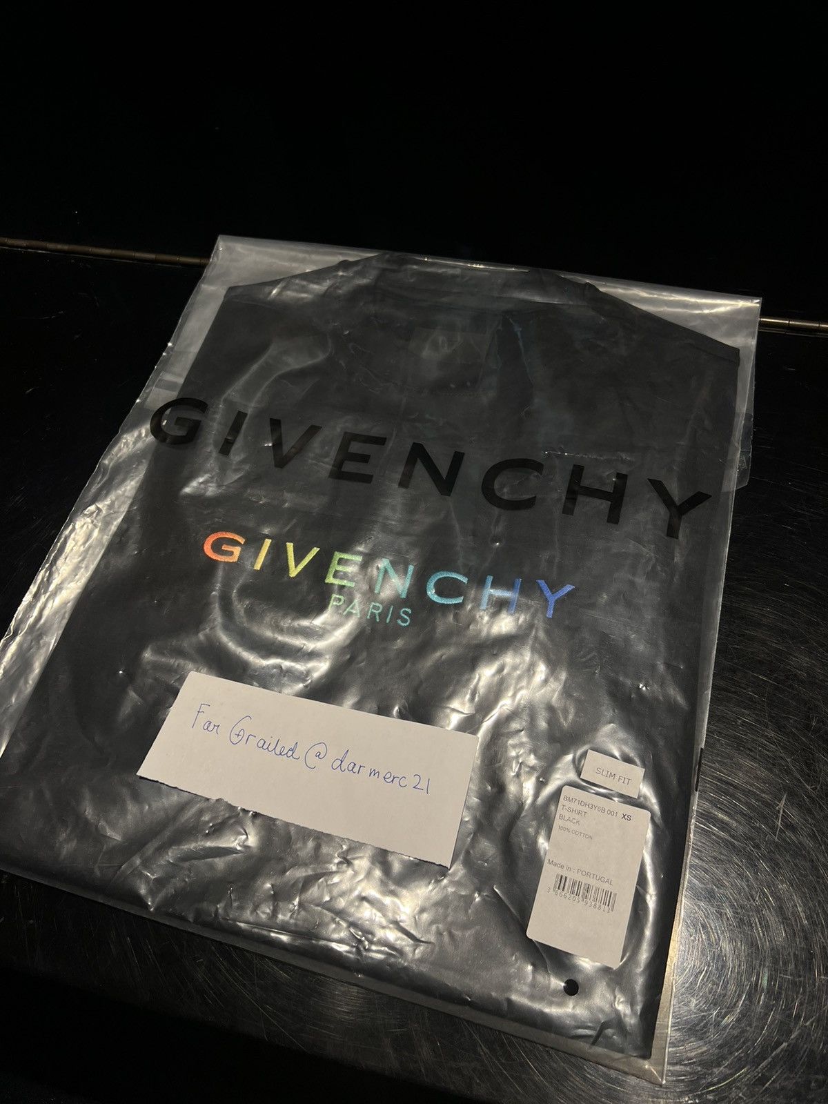 Givenchy Givenchy Rainbow Logo Embroidered Tee Size US XS / EU 42 / 0 - 6 Thumbnail