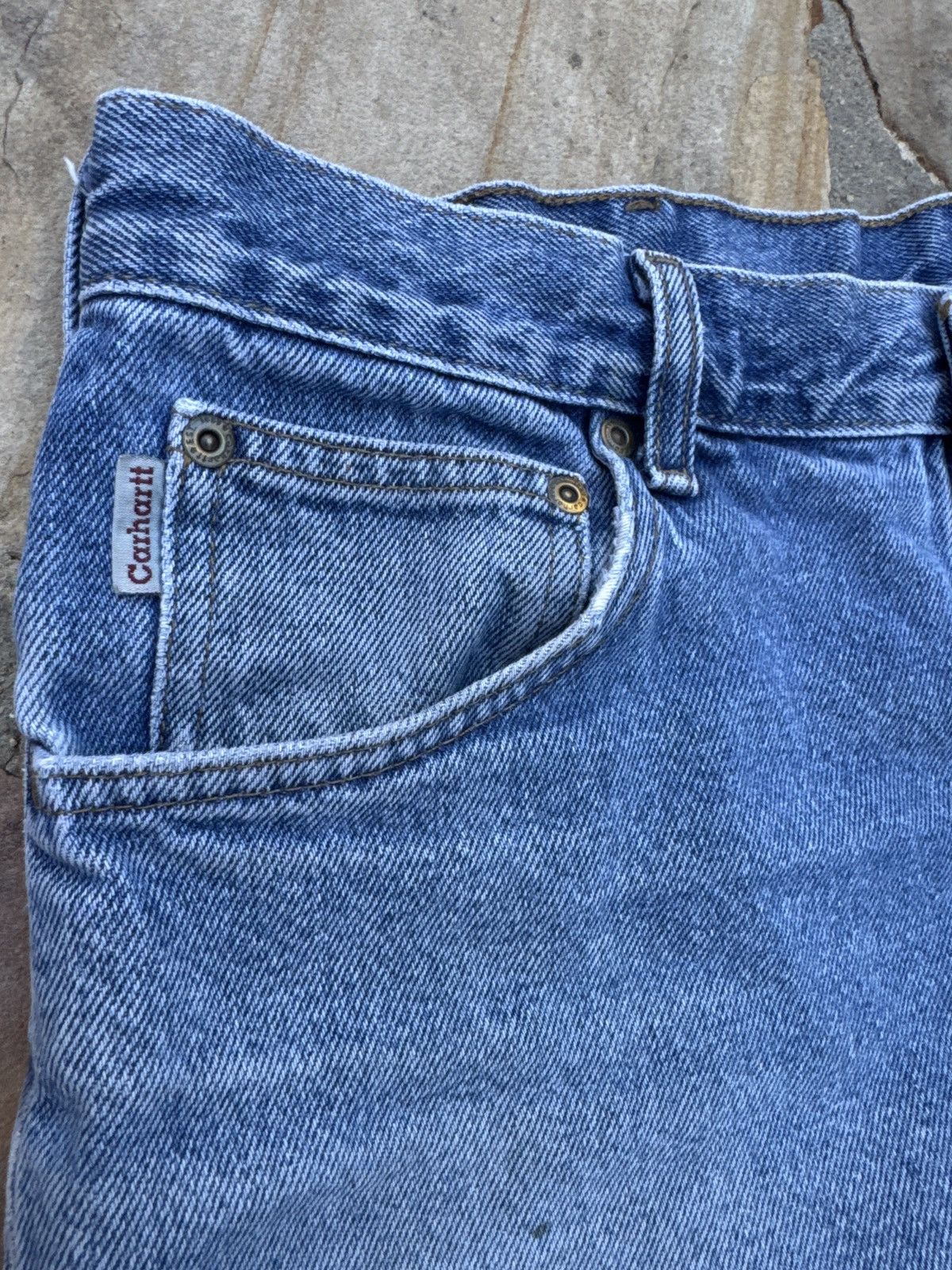 Carhartt × Vintage Vintage Relaxed Fit Carhartt Jeans Size US 36 / EU 52 - 3 Thumbnail