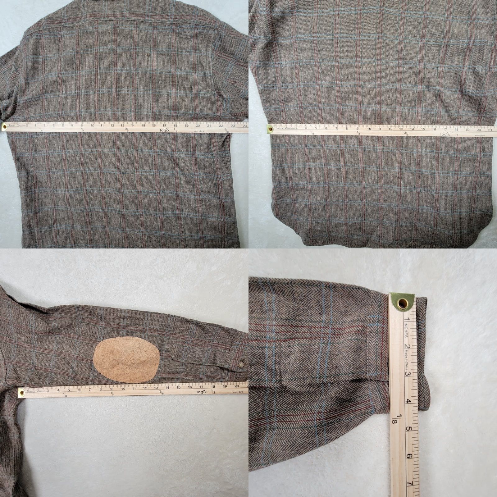 Pendleton VTG Pendleton Mens Button-Up Shirt Wool Flannel Tan Plaid L Large Casual Workwear Mens Shirt Size US L / EU 52-54 / 3 - 8 Thumbnail