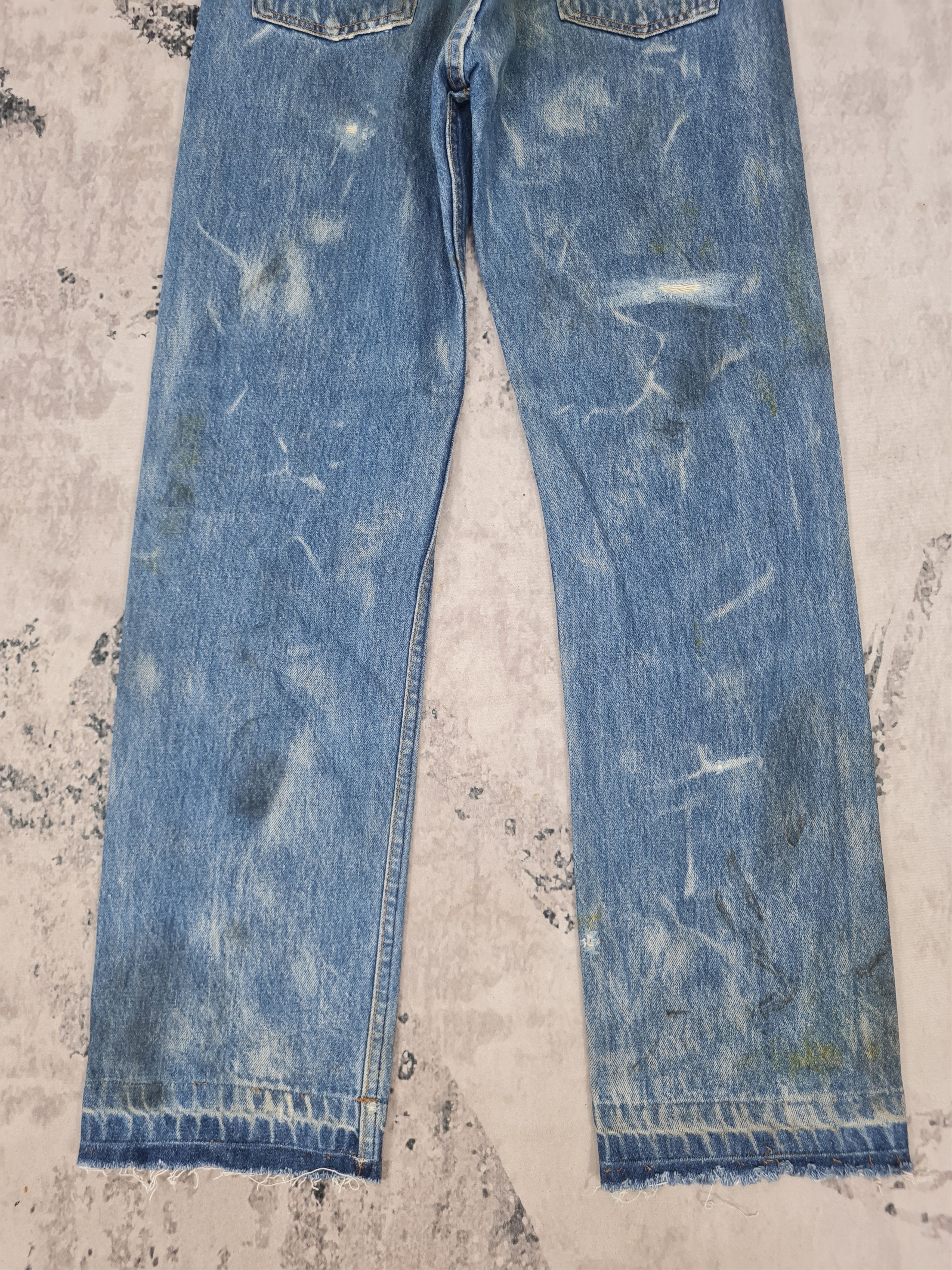Levi's Vintage Clothing Vtg 90's LEVIS 501 Bleach Design Rust Jeans L0403 Size 30X31 Size US 30 / EU 46 - 6 Thumbnail