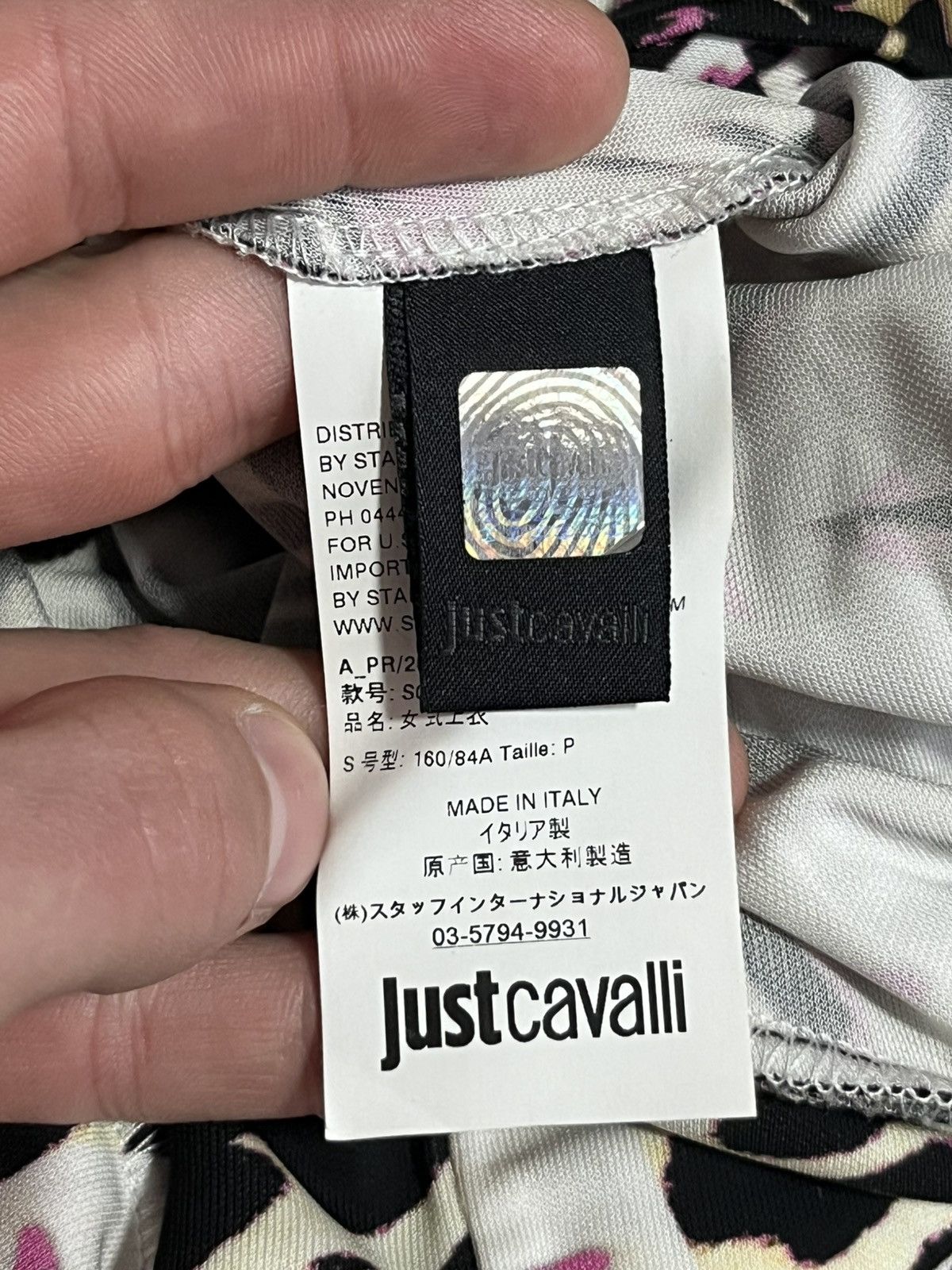 Just Cavalli JUST CAVALLI Leopard Floral Print Viscose Blouse Size M / US 6-8 / IT 42-44 - 5 Thumbnail