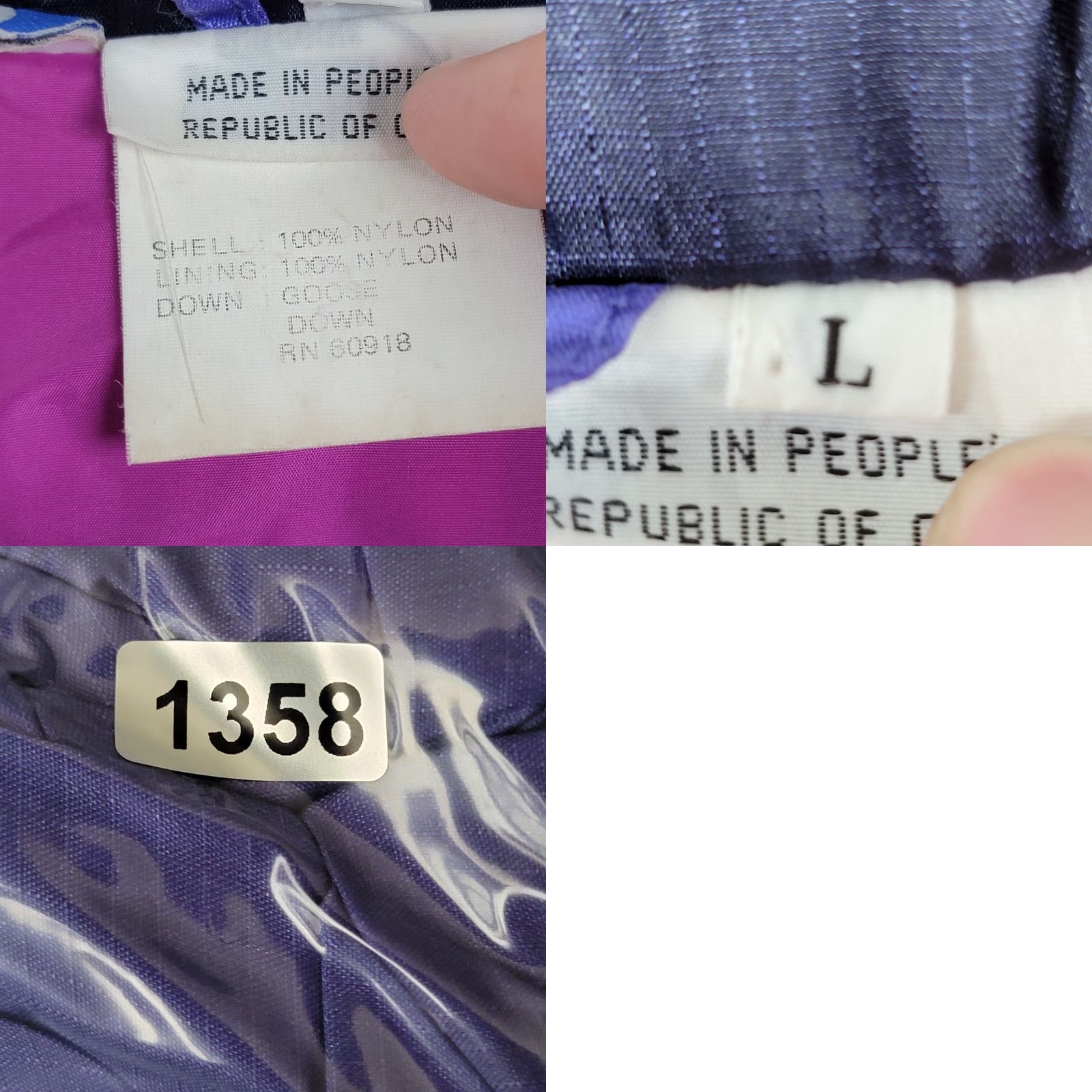 Sierra Designs Sierra Designs Quilted Puffer Packable Full Zip Up Coat Jacket Womens L Blue Size L / US 10 / IT 46 - 10 Thumbnail