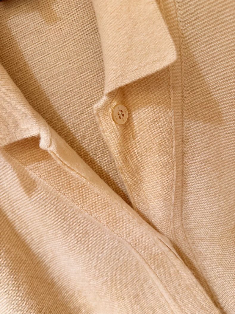 Loro Piana LORO PIANA Creamy yellow gradient cashmere cardigan Size M / US 6-8 / IT 42-44 - 5 Thumbnail