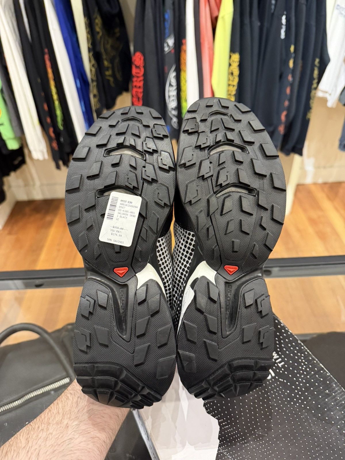 Salomon Salomon x CDG SR901E Re CO - White/Black Size US 11 / EU 44 - 7 Thumbnail