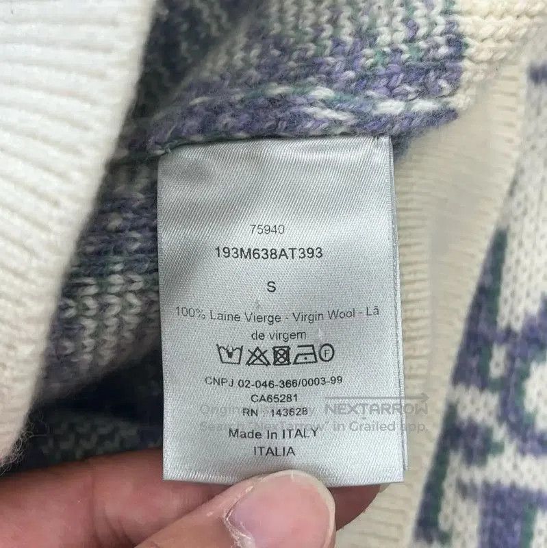 Dior Dior White Knit Sweater for Men . Size US S / EU 44-46 / 1 - 4 Thumbnail