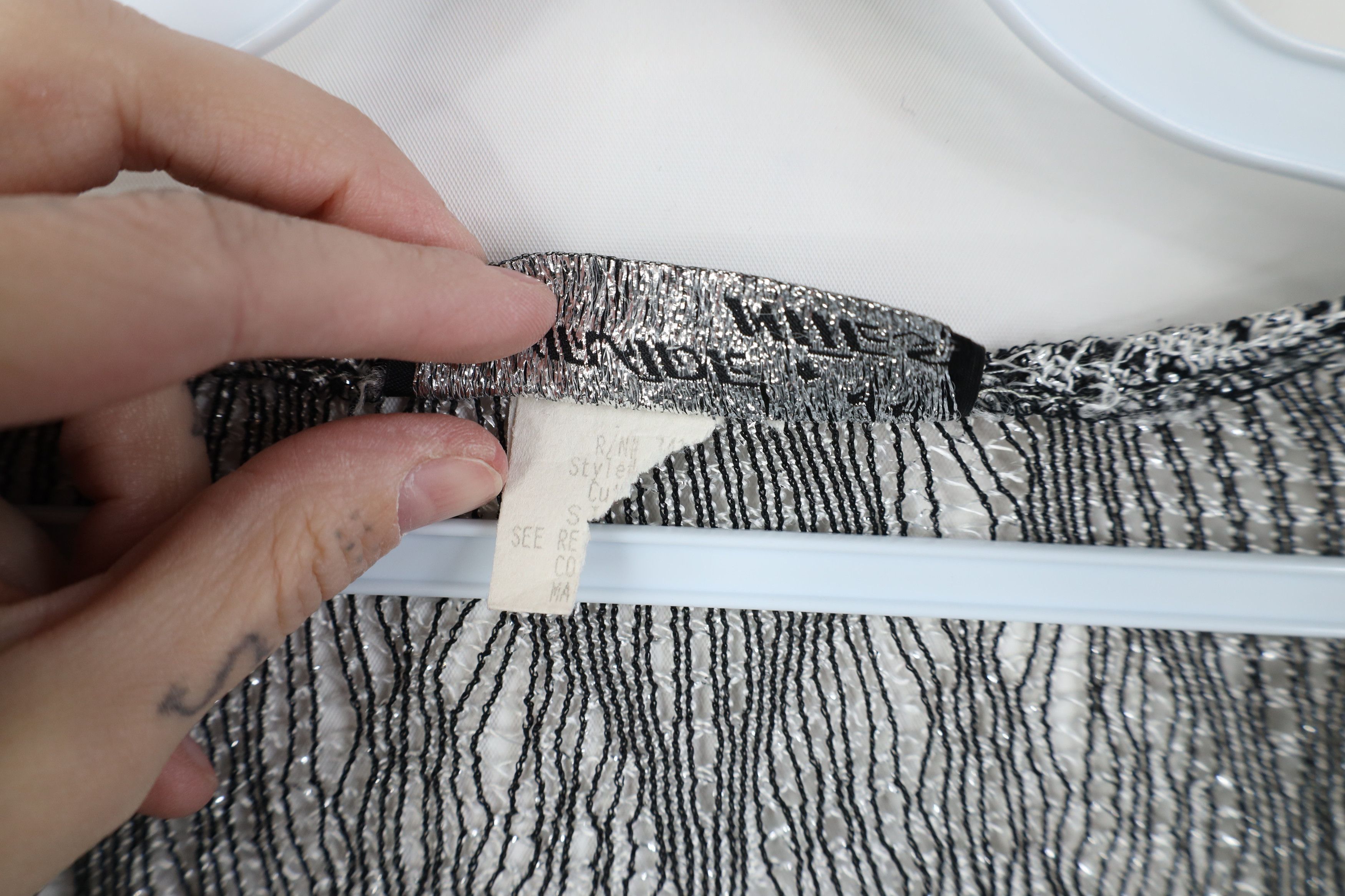 Vintage Vintage 90s Streetwear Open Front Piano Shawl Sweater Size L / US 10 / IT 46 - 5 Thumbnail