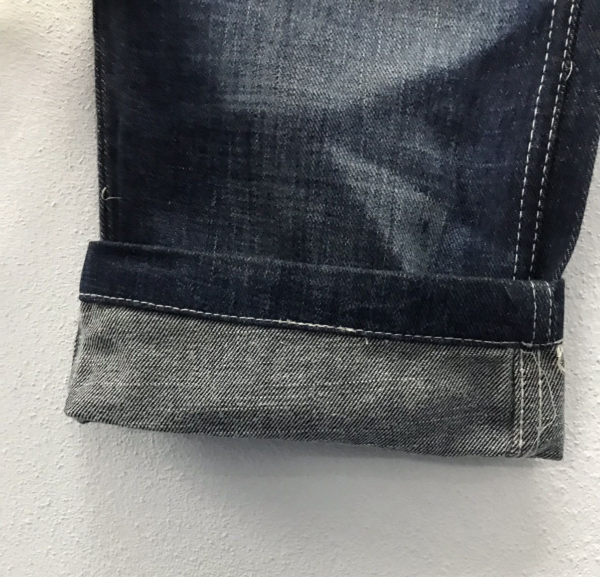 Handmade × Vintage Vintage Hand Made By Buddhist Punk Denim Pants Size US 29 - 11 Thumbnail