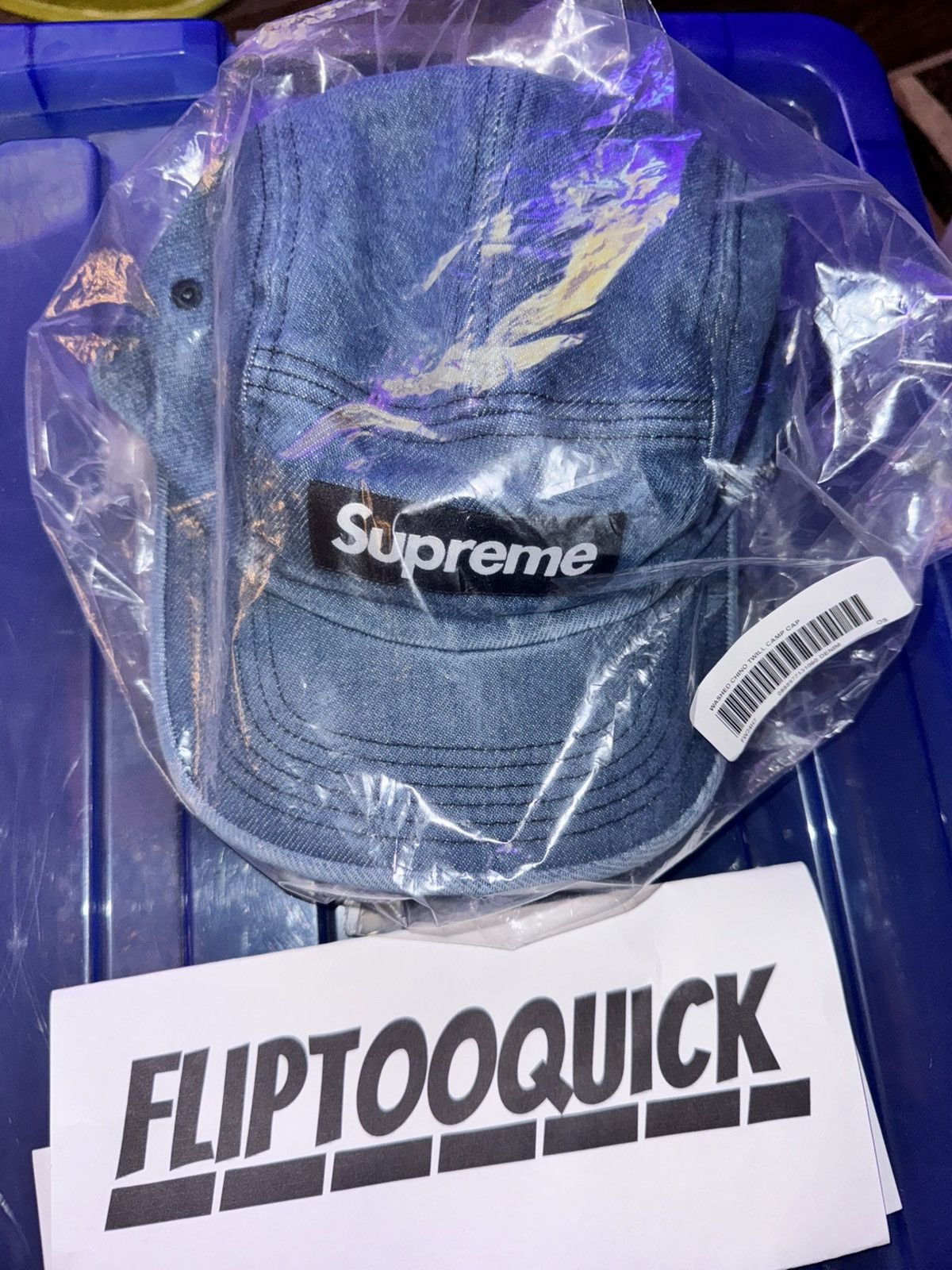 Supreme Washed Chino Twill Camp Cap Size ONE SIZE - 1 Thumbnail