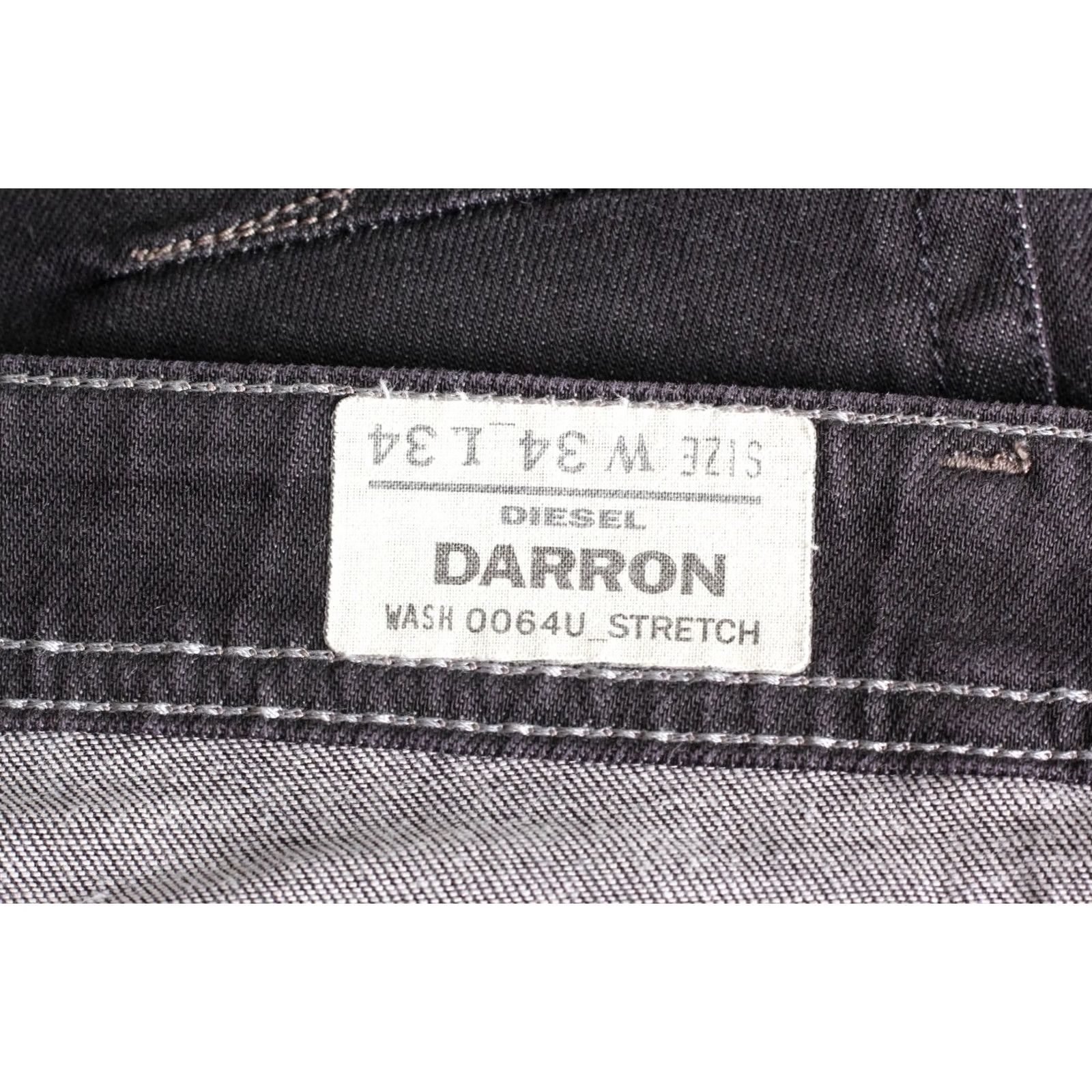 Diesel DIESEL DARRON 0064U Jeans Men Size W34 L34 Regular Slim Tapered Stretch DZ7293 Size US 34 / EU 50 - 6 Thumbnail