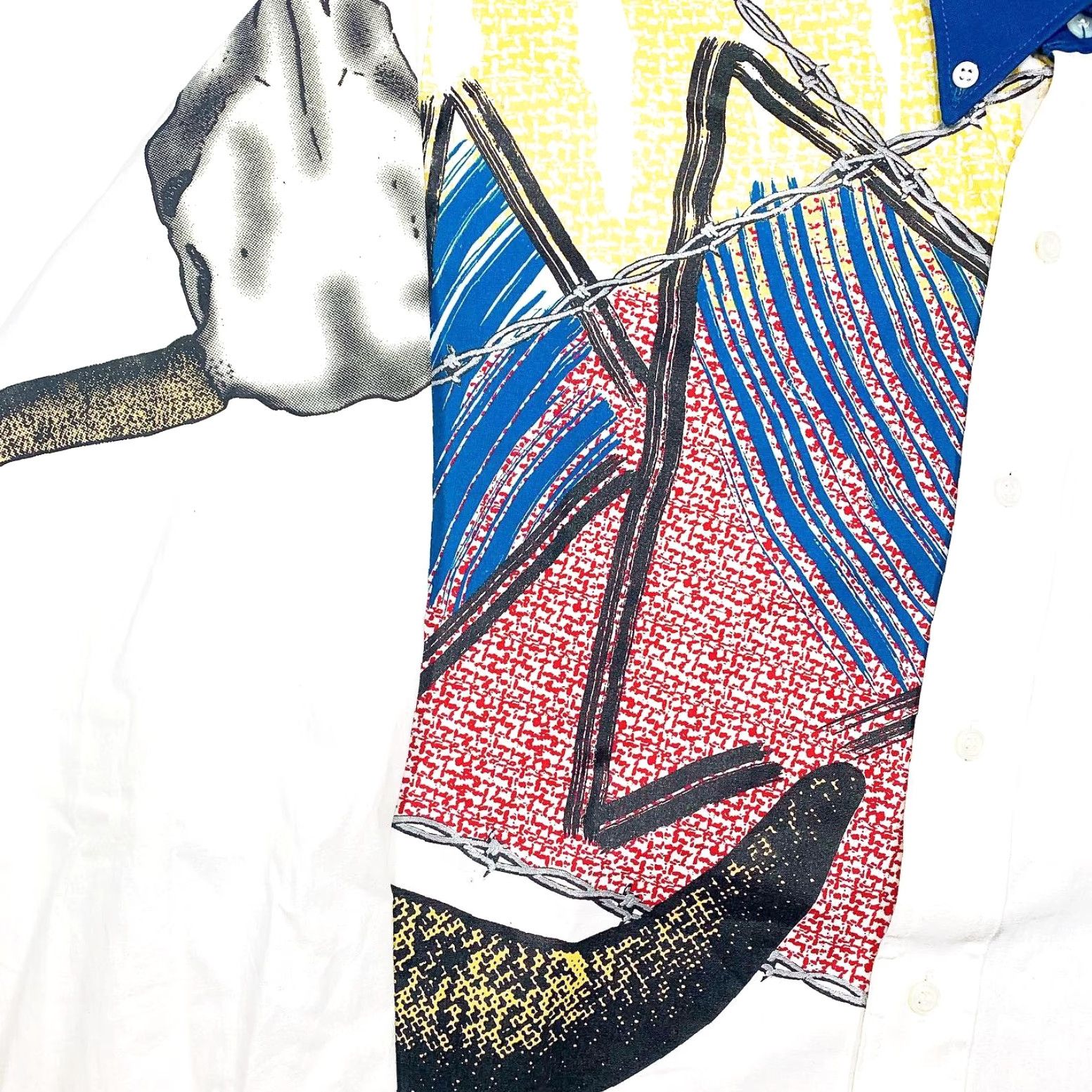 Wrangler Vtg Wrangler Western Aztec Button Up Long Sleeve Shirt Mens Large 16 1/2 Size US L / EU 52-54 / 3 - 3 Thumbnail