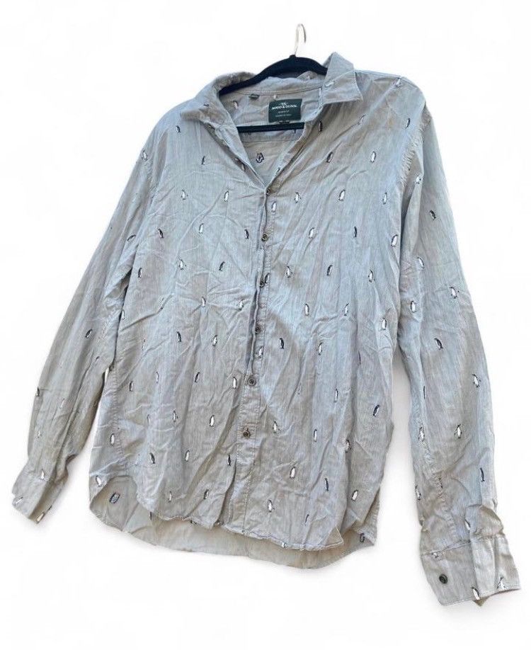 Rodd & Gunn Rodd & Gunn Golden Fleece Penguin Print Shirt Size US XL / EU 56 / 4 - 4 Thumbnail