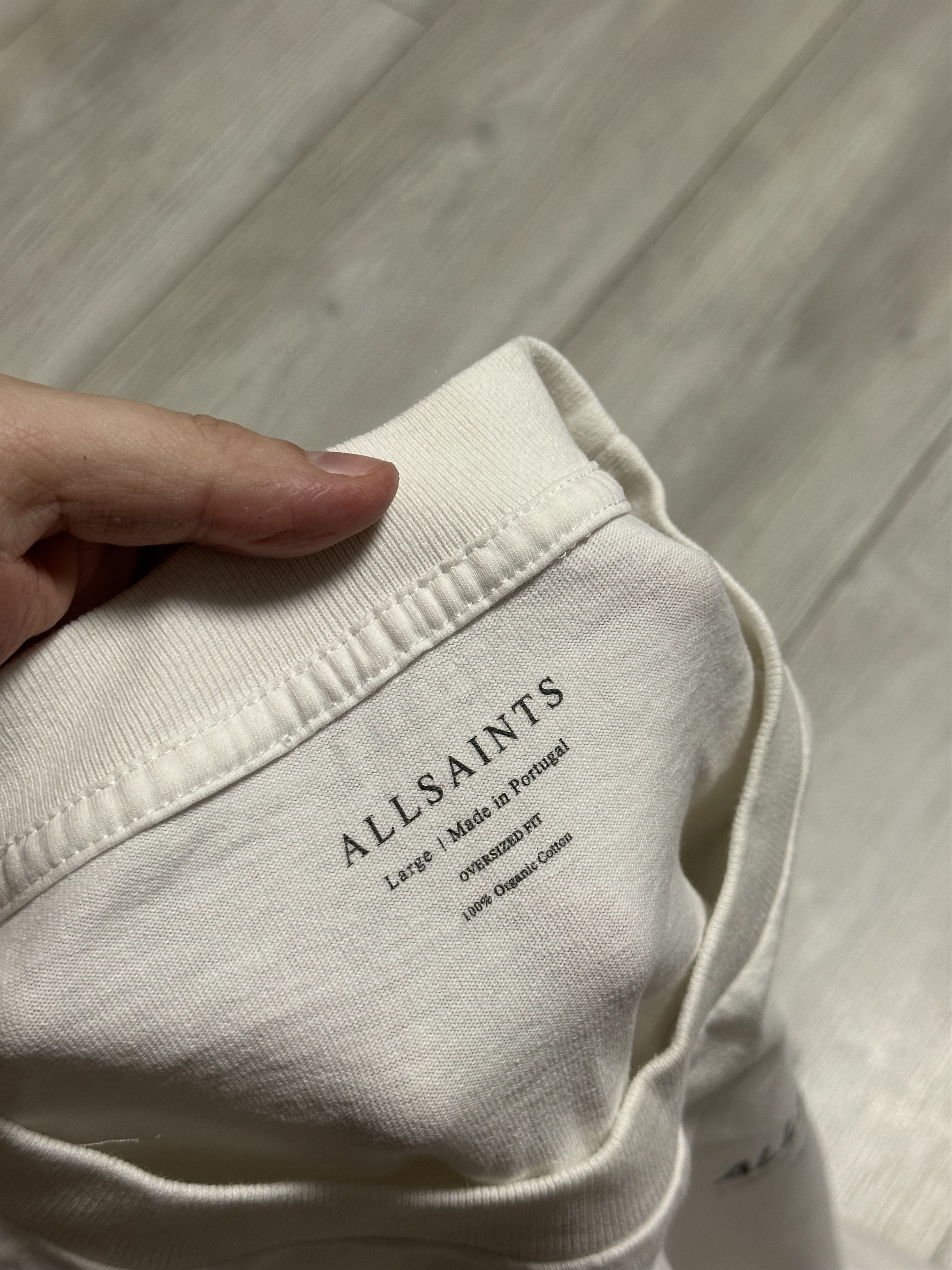 Allsaints AllSaints London Underground Crew White Big Logo T-shirt Size US L / EU 52-54 / 3 - 12 Thumbnail