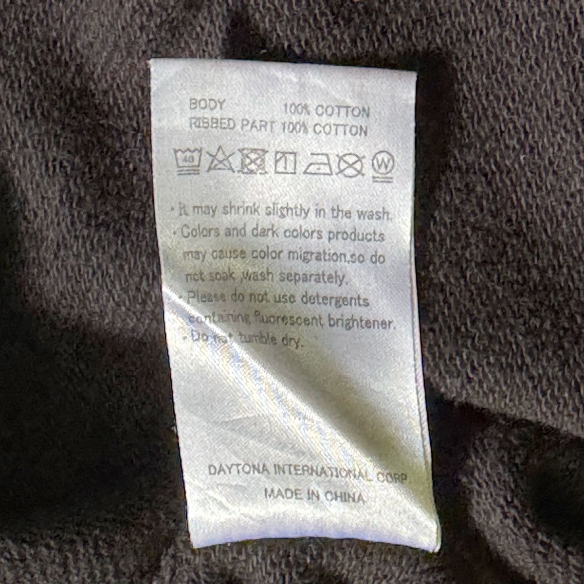 Number (N)ine Number Nine Denim Rubber Stamb Label Size US M / EU 48-50 / 2 - 10 Thumbnail