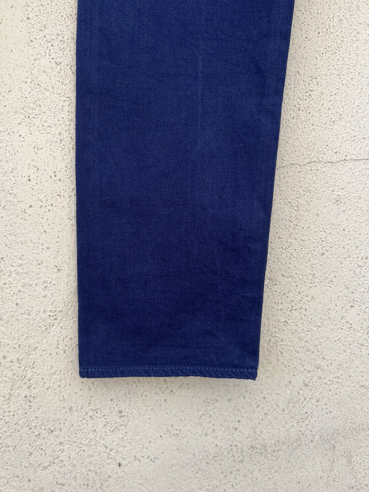 Japan Blue Japan Blue JB0625 Leather Patch Indigo Denim Slim Jeans Size US 31 - 17 Thumbnail