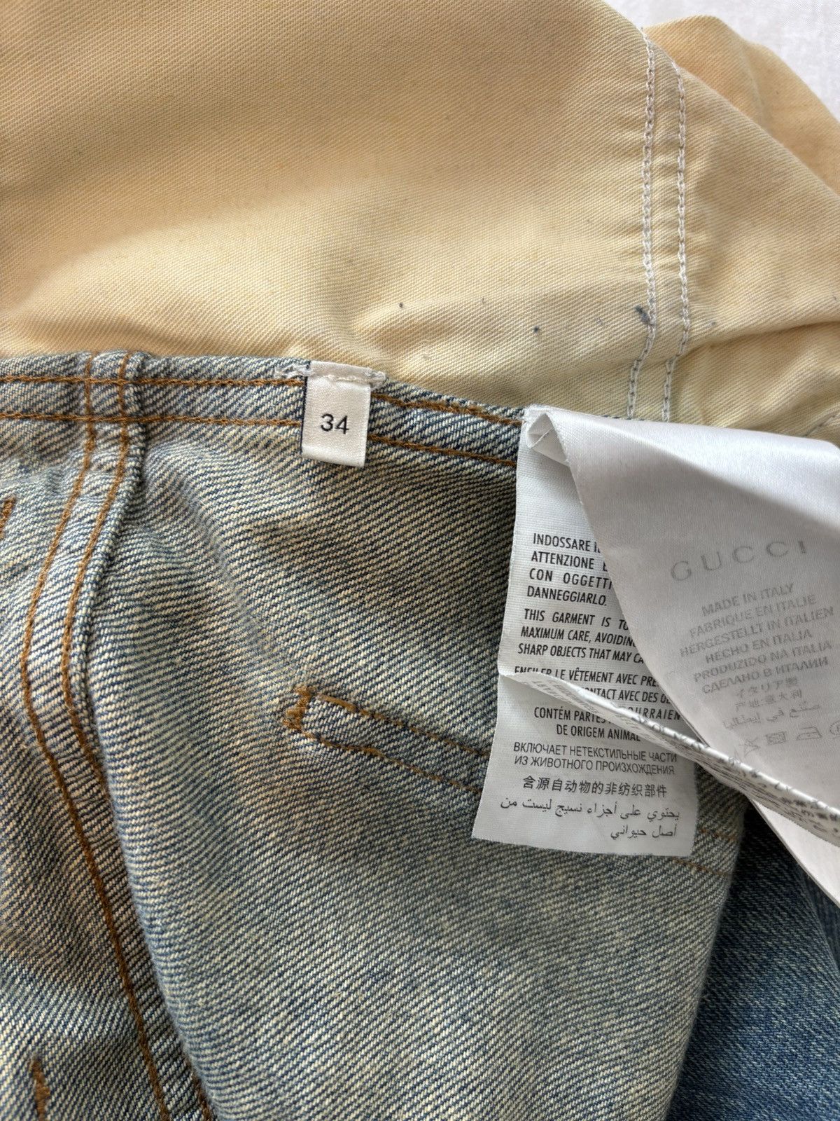 Gucci Fairly used Gucci jeans Size US 34 / EU 50 - 9 Thumbnail