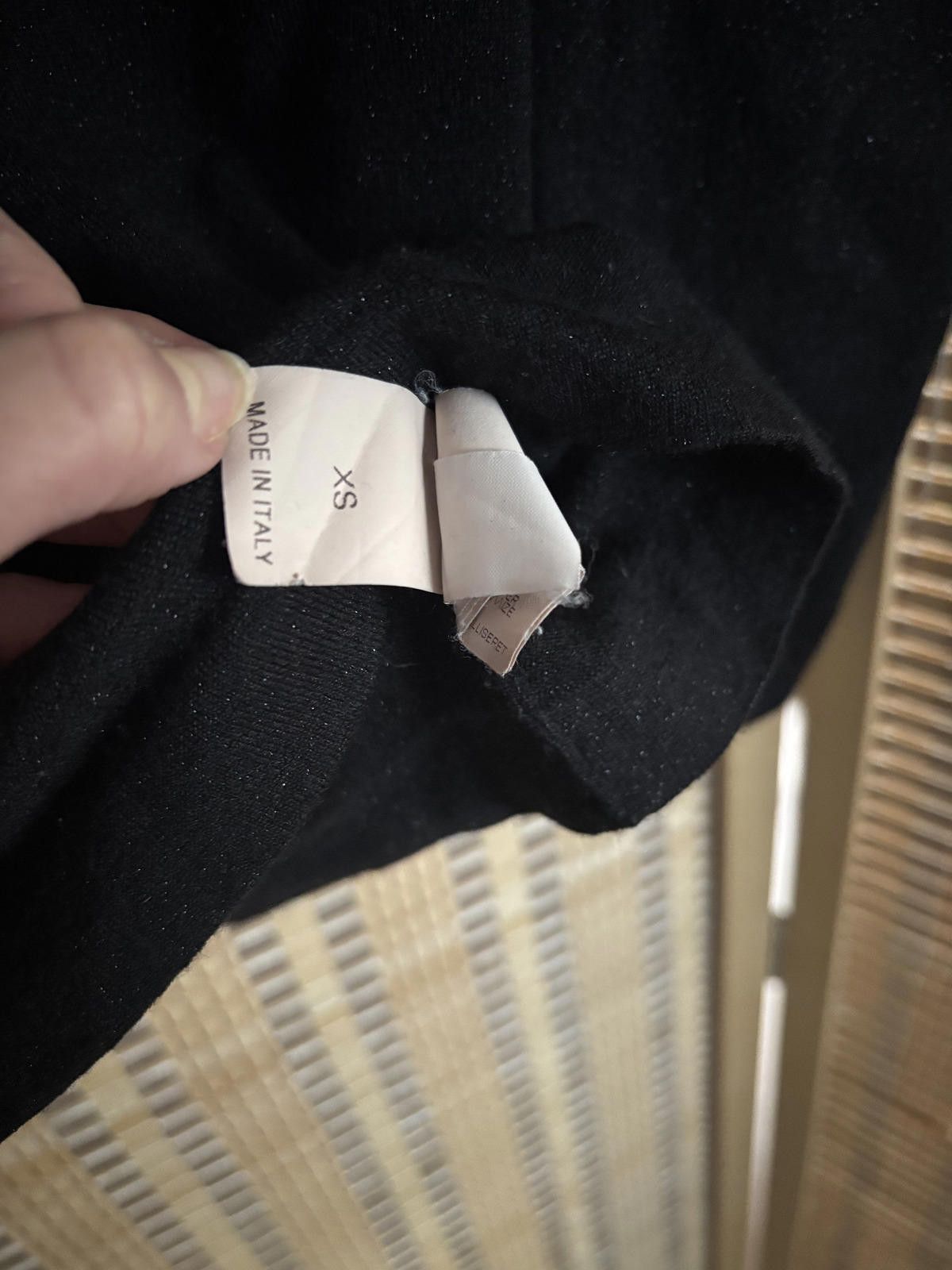 Brunello Cucinelli Brunello Cucinelli Cashmere Bateau Black Sweater size XS Size XS / US 0-2 / IT 36-38 - 5 Thumbnail