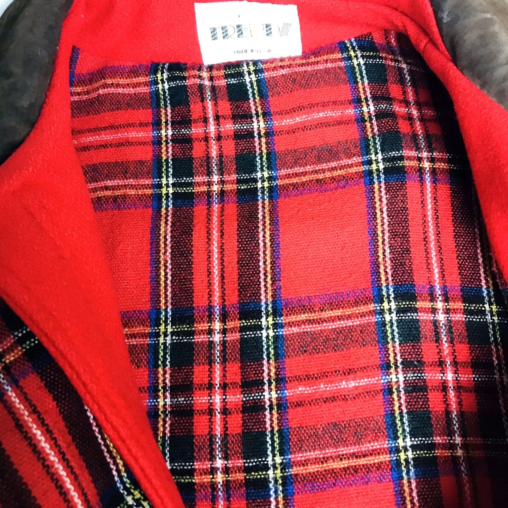 Vintage VINTAGE Trendz Women Red Wool Leather Collar Button Oversized Overcoat Jacket M Size M / US 6-8 / IT 42-44 - 3 Thumbnail