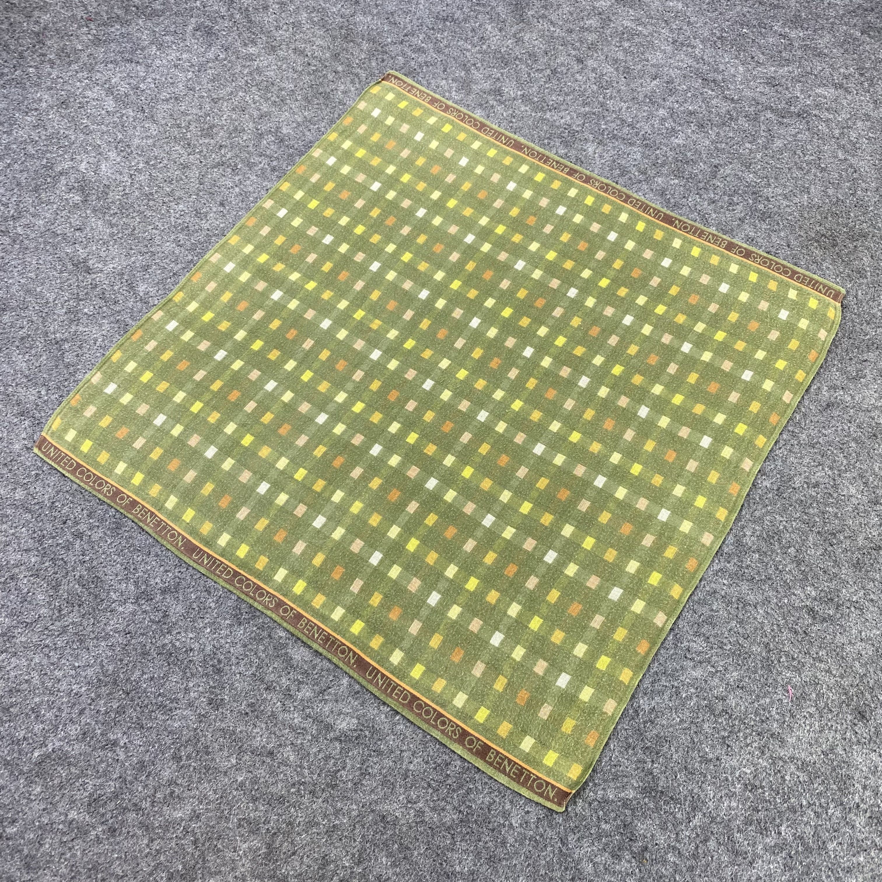 United Colors Of Benetton Benetton Handkerchief /Bandana /Neckerchief-B2339 Size ONE SIZE - 4 Thumbnail