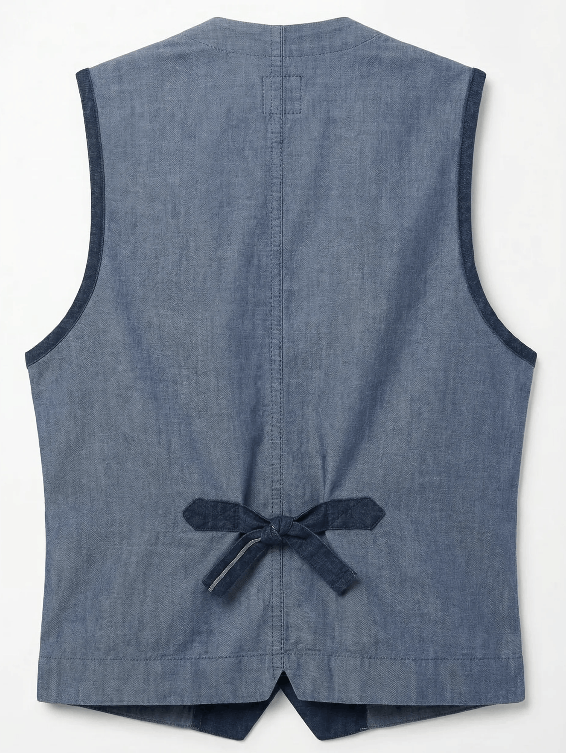 Porter Classic Blue and White Stripe Hickory Vest Size US M / EU 48-50 / 2 - 2 Thumbnail