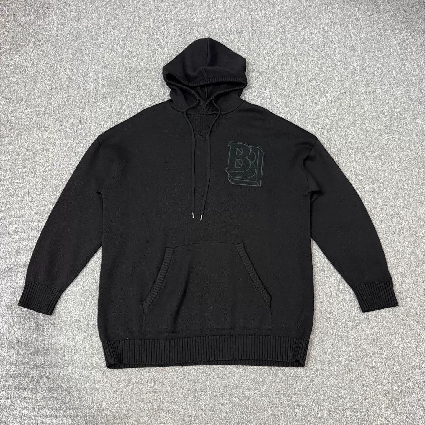 Burberry Burberry Black Hooded Knit Sweater XL 99 New Size US XL / EU 56 / 4 - 1 Thumbnail