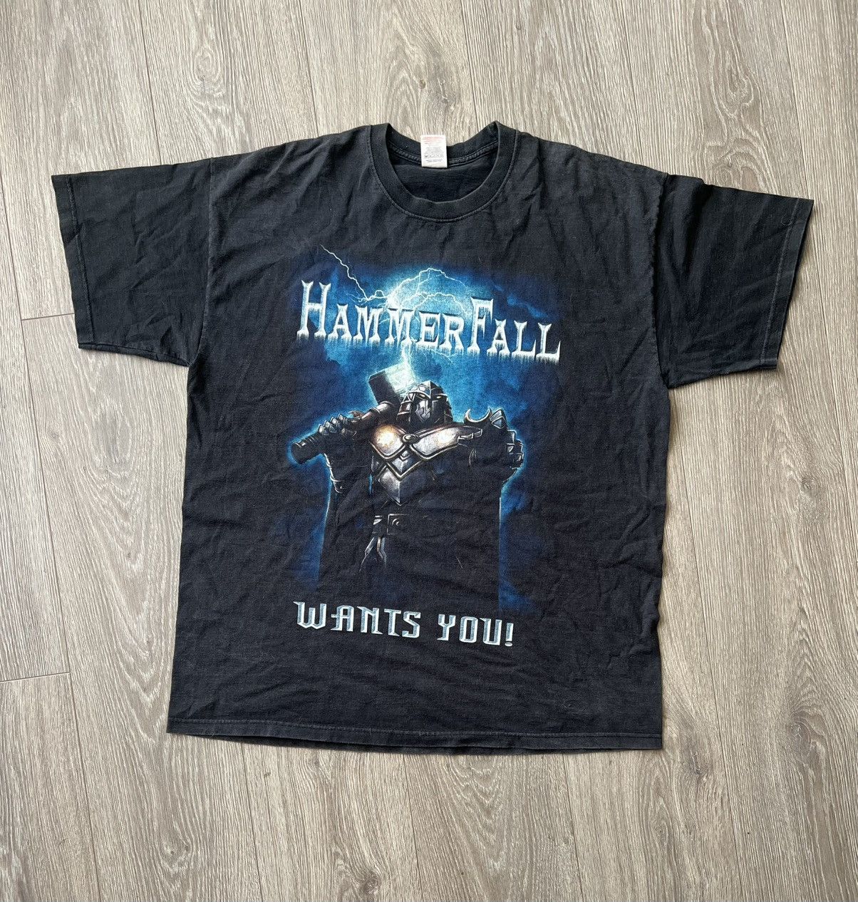 Band Tees Vintage HammerFall 2005 Band Tour T-Shirt Size US XL / EU 56 / 4 - 3 Thumbnail