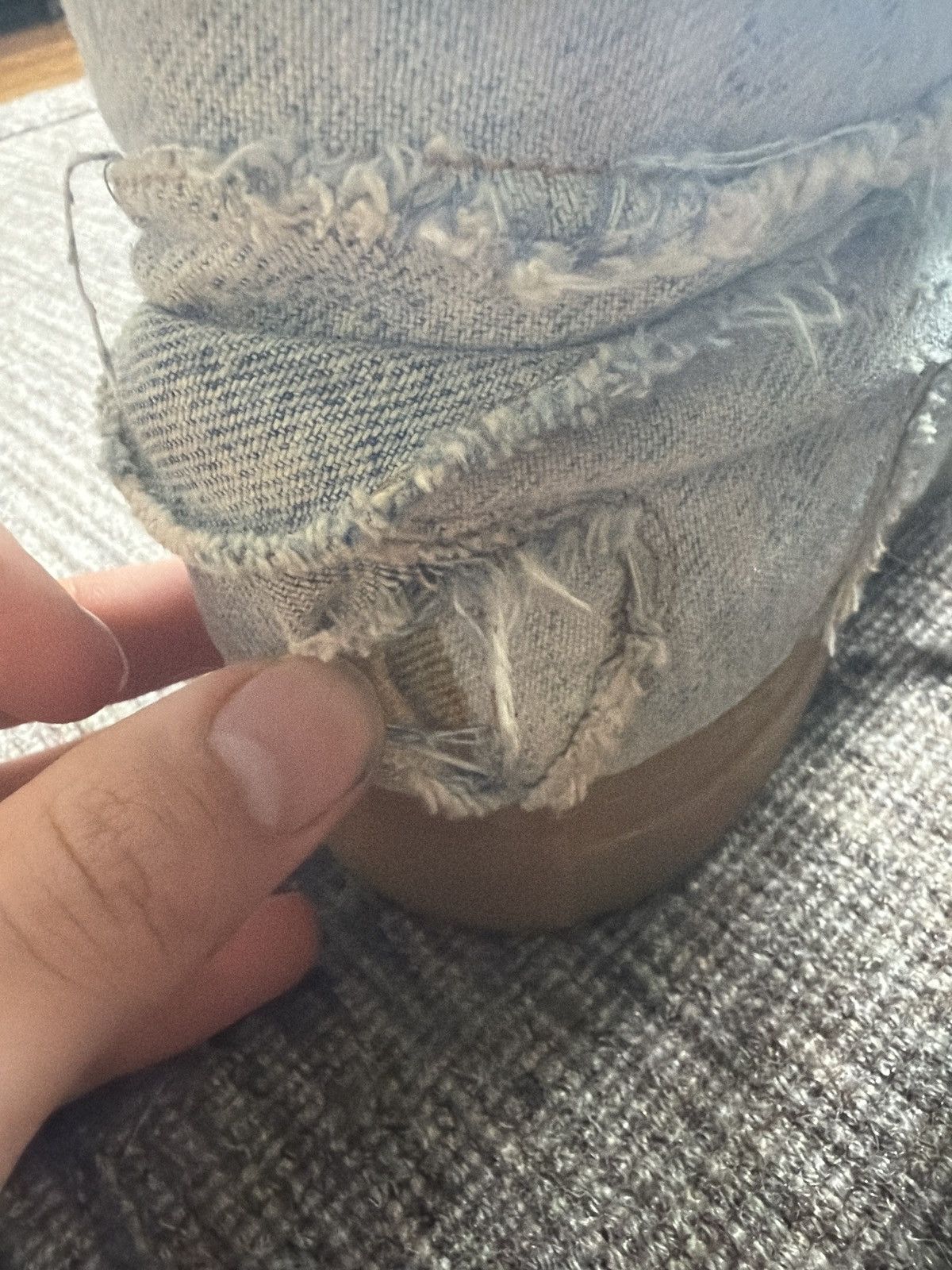 MM6 MM6 Maison Margiela Denim High Top Sneaker Size US 8 / EU 41 - 8 Thumbnail