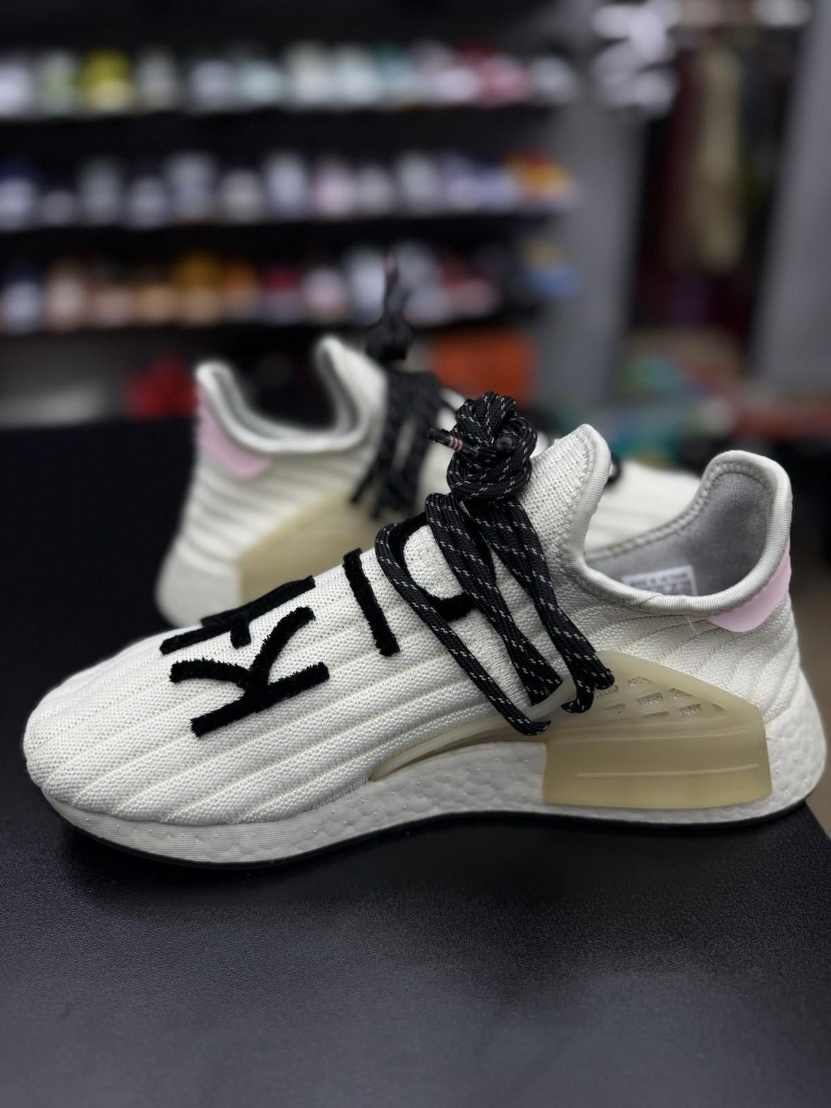 Adidas Size 8 - adidas Pharrell x NMD Human Race Cream RARE Size US 8 / EU 41 - 10 Thumbnail